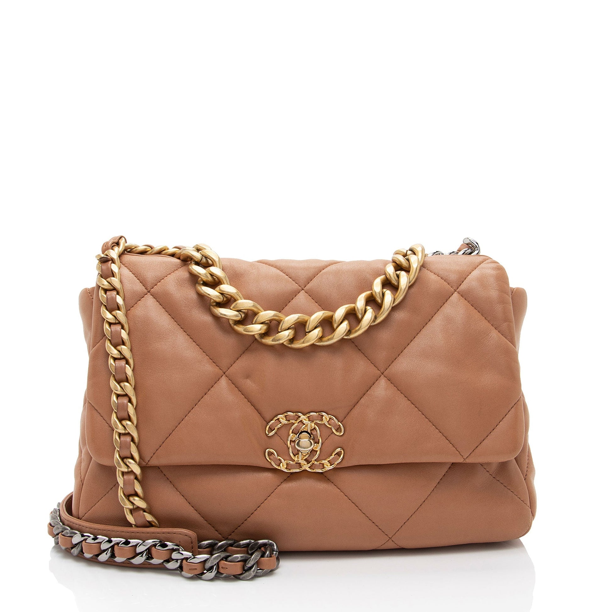 Chanel Lambskin 19 Flap SHF-4BZeZZ Shoulder Bag