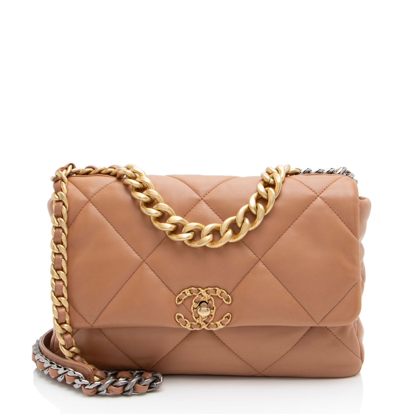 Chanel Lambskin 19 Flap SHF-fY8hAg Shoulder Bag