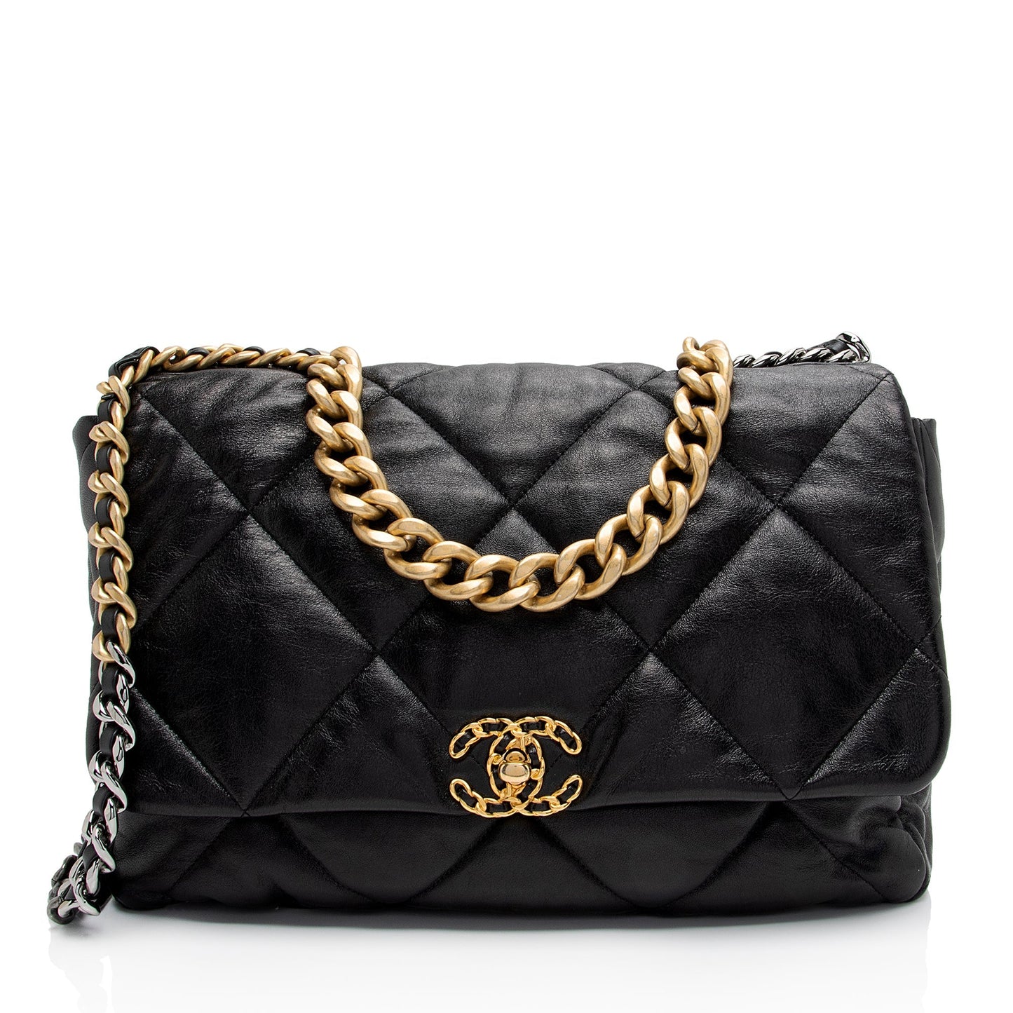 Chanel Lambskin 19 Maxi Flap SHF-uWRj8f Shoulder Bag