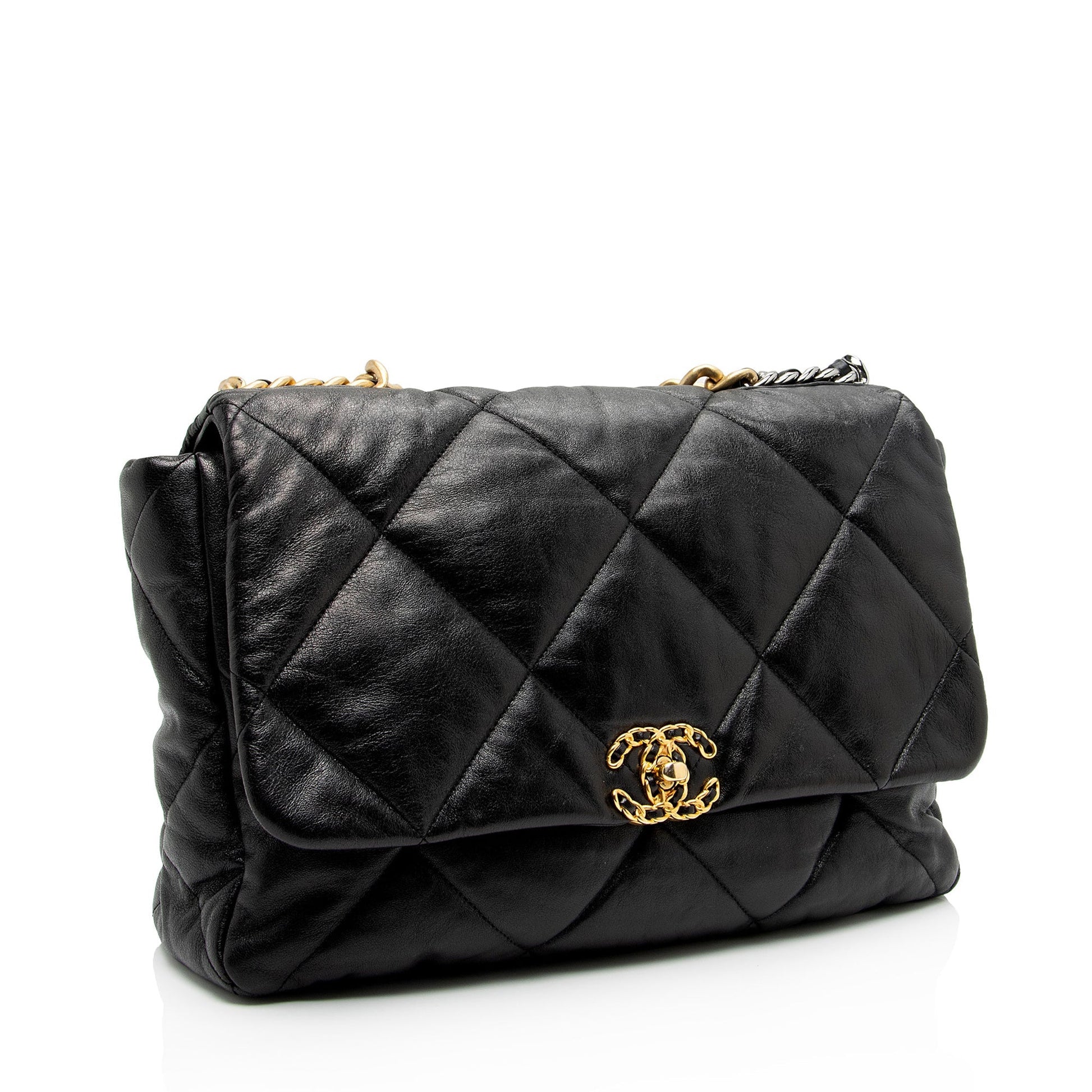 Chanel Lambskin 19 Maxi Flap SHF-uWRj8f Shoulder Bag