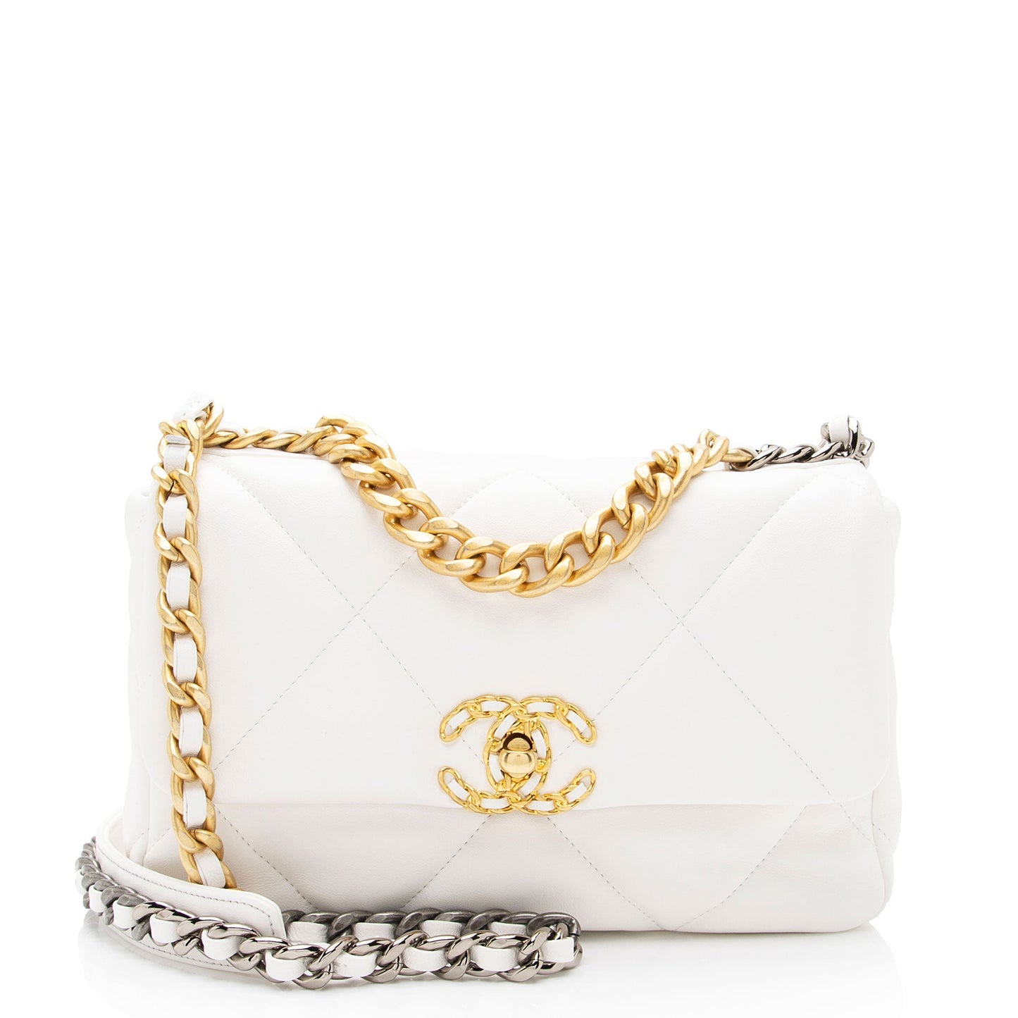 Chanel Lambskin 19 Flap SHF-mCNqcK Shoulder Bag