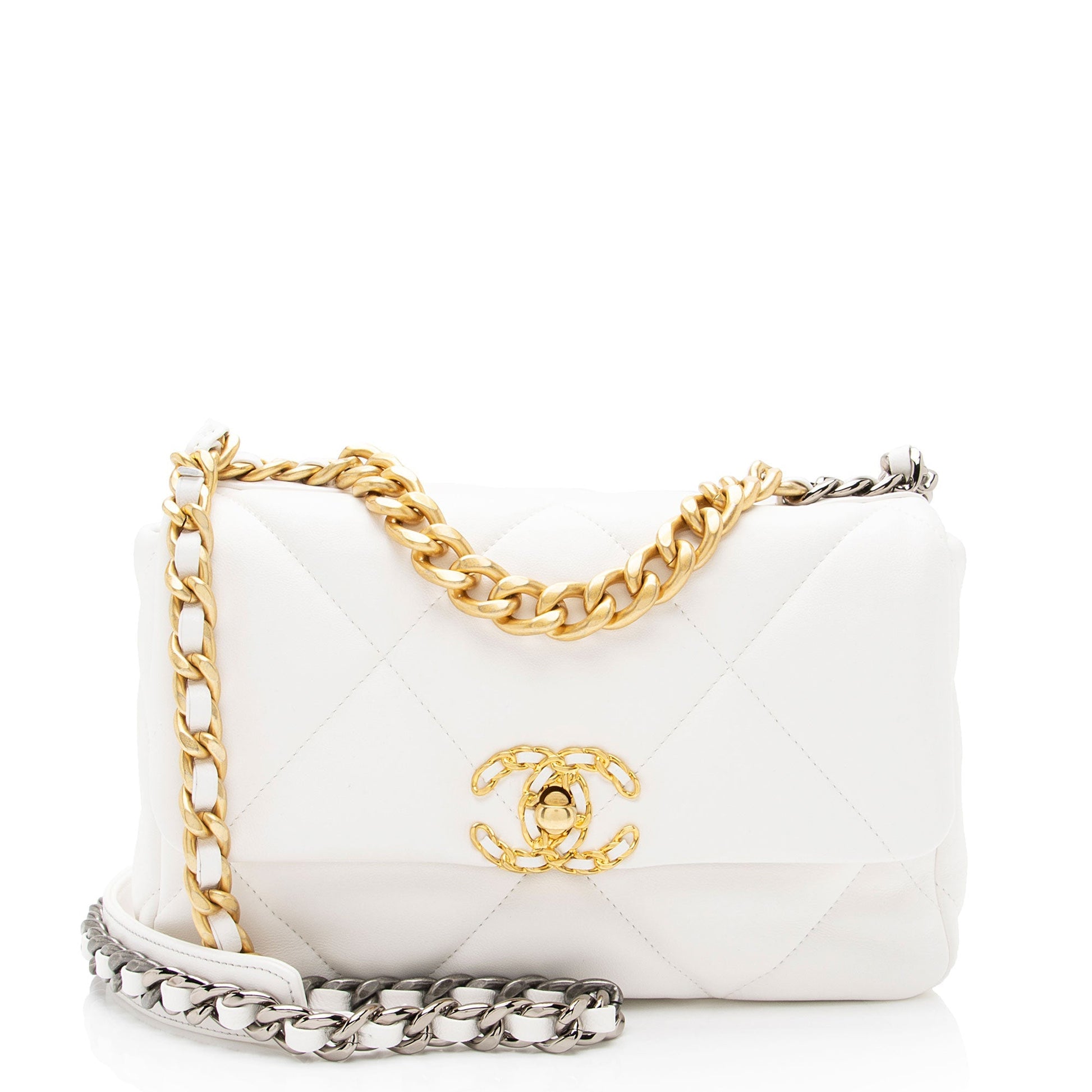 Chanel Lambskin 19 Flap SHF-mCNqcK Shoulder Bag