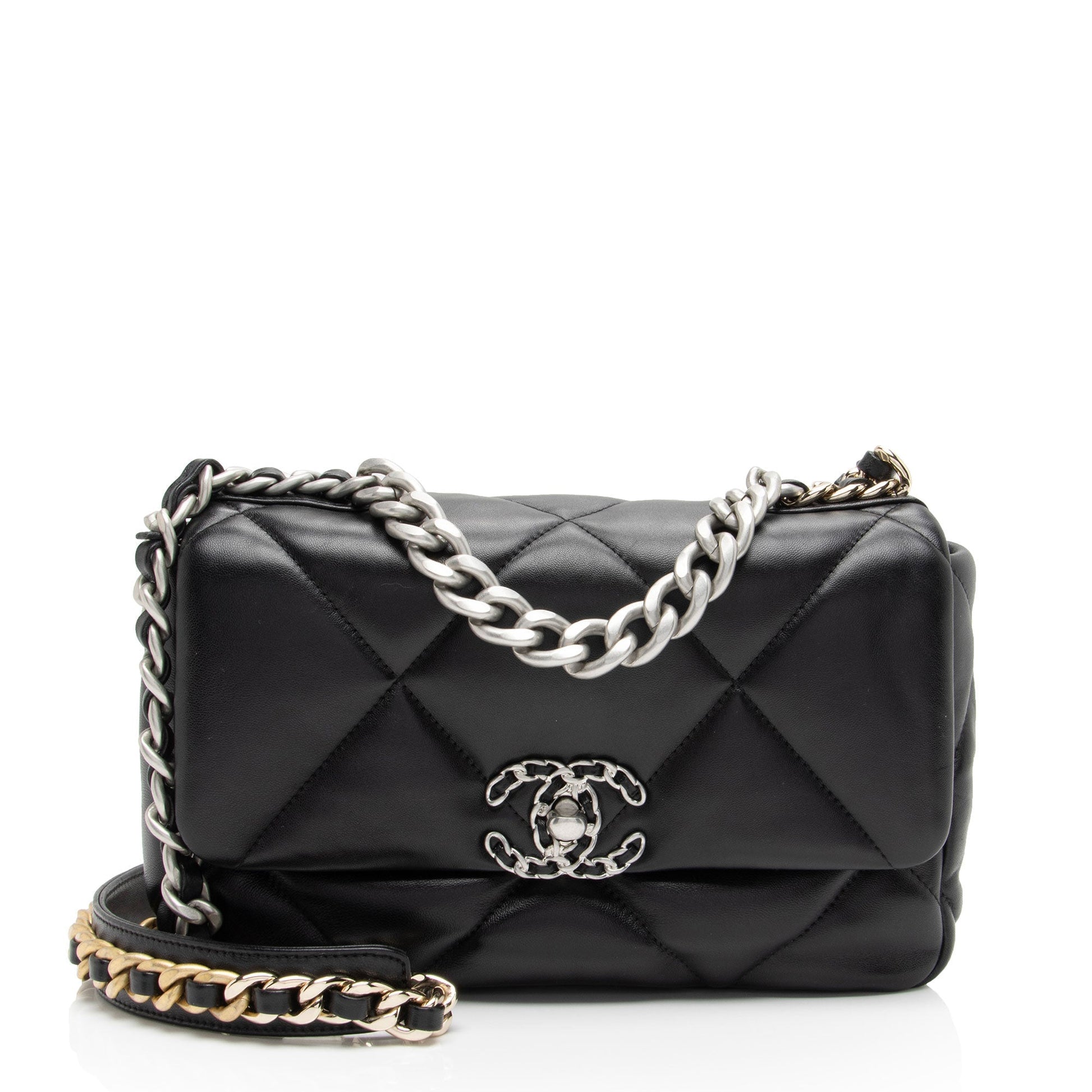 Chanel Lambskin 19 Flap SHF-boGp4i Shoulder Bag