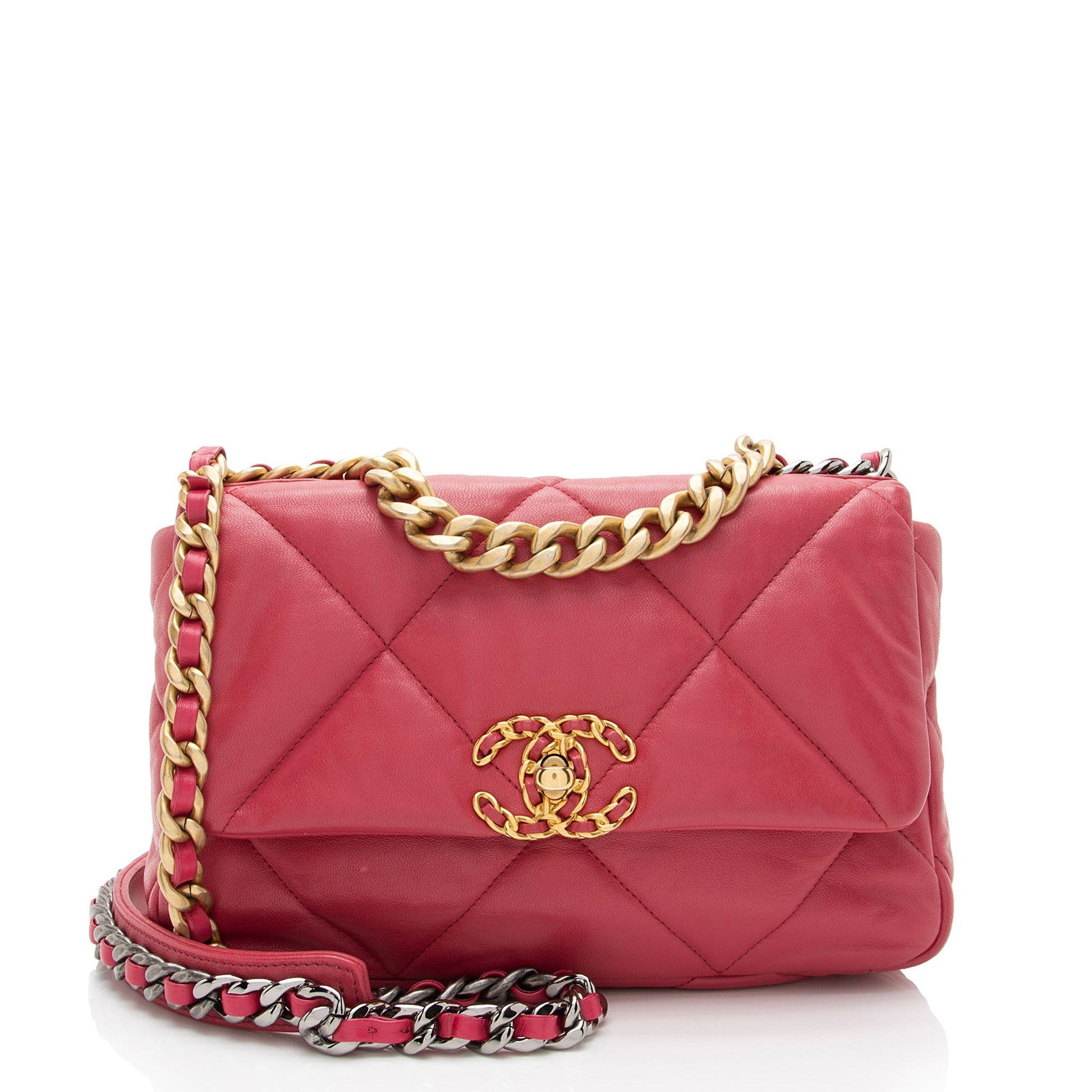 Chanel Lambskin 19 Flap SHF-eBjmry Shoulder Bag