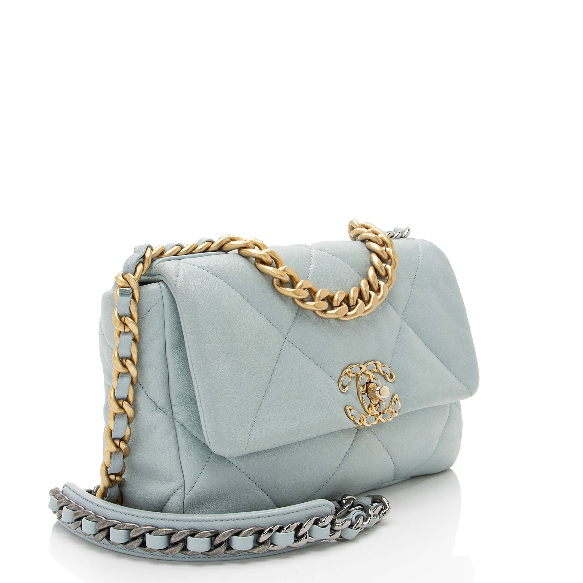 Chanel Lambskin 19 Flap Shoulder Bag