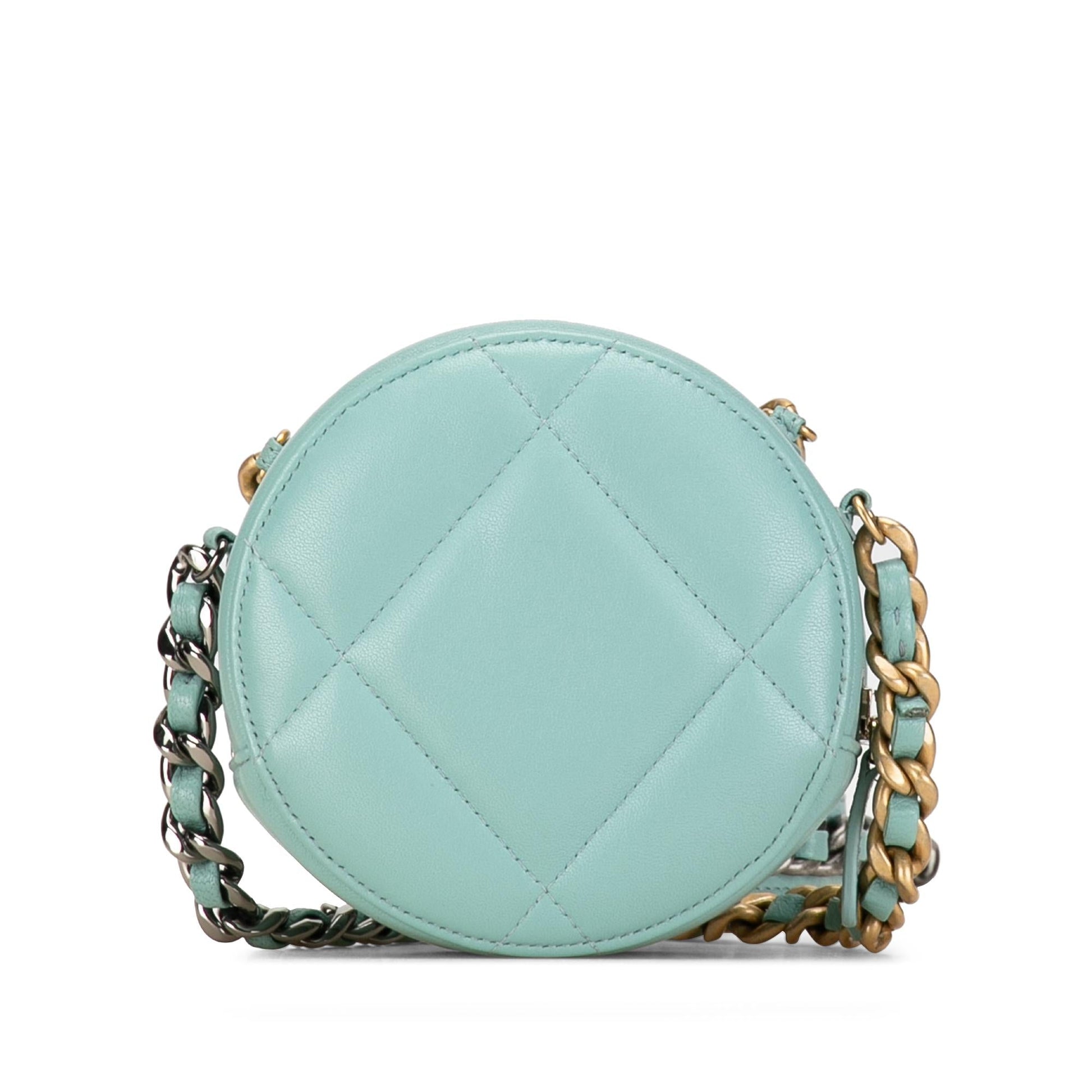 Chanel Lambskin 19 Round SHG-wwM52A Clutch Bag