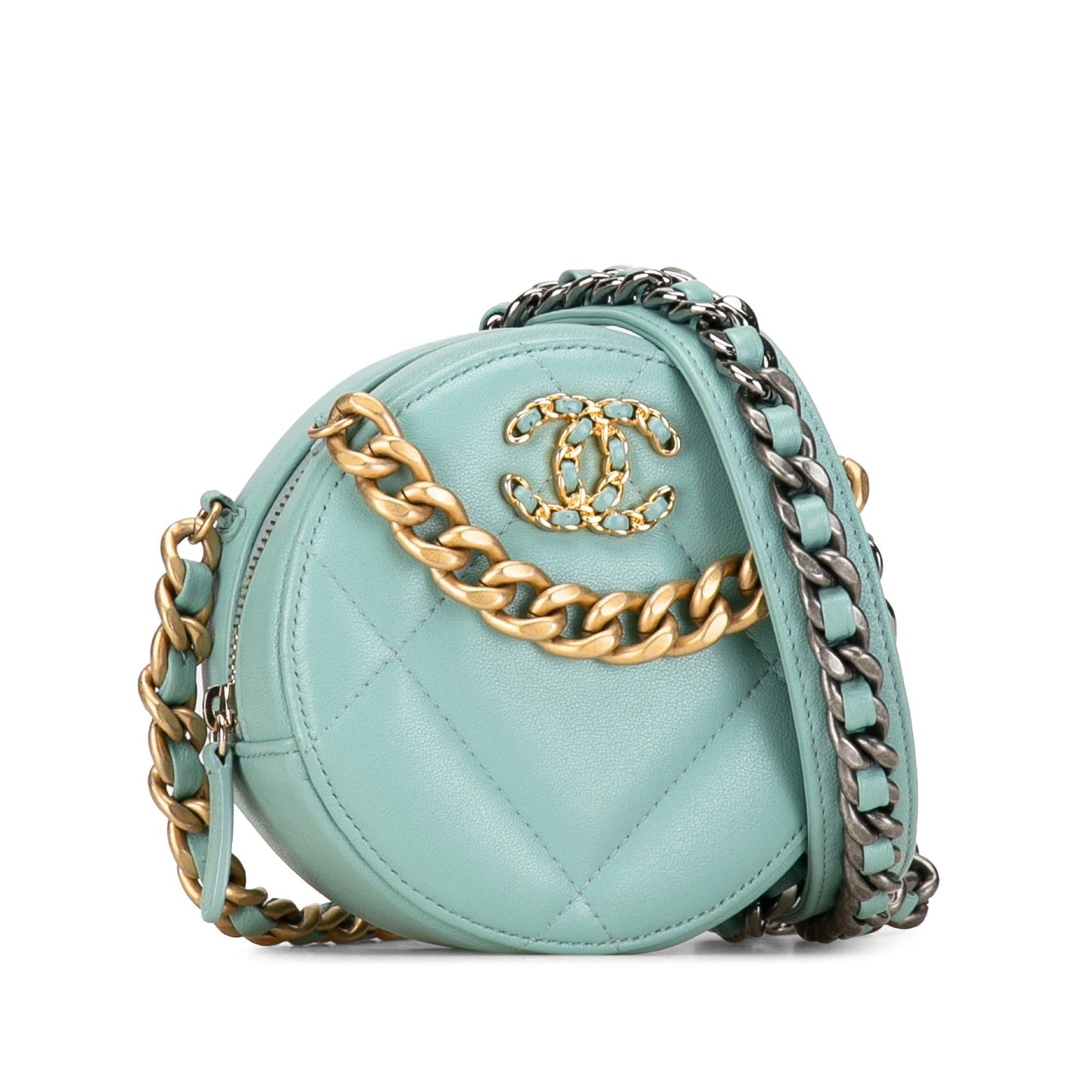 Chanel Lambskin 19 Round SHG-wwM52A Clutch Bag