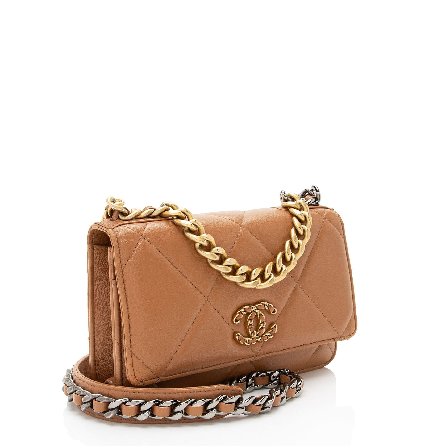 Chanel Lambskin 19 on Wallet Case