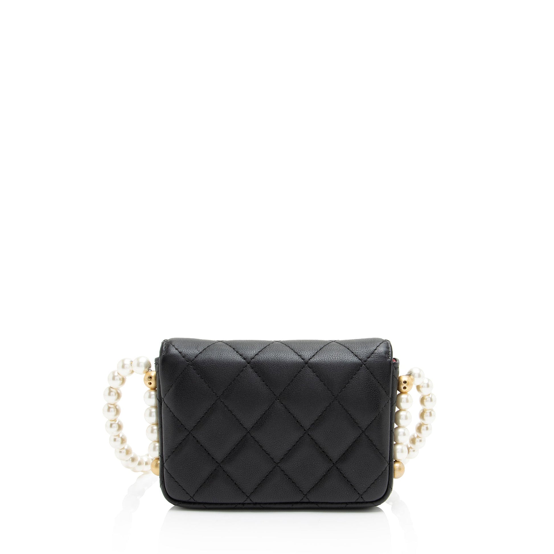 Chanel Lambskin About Pearls Mini Bag