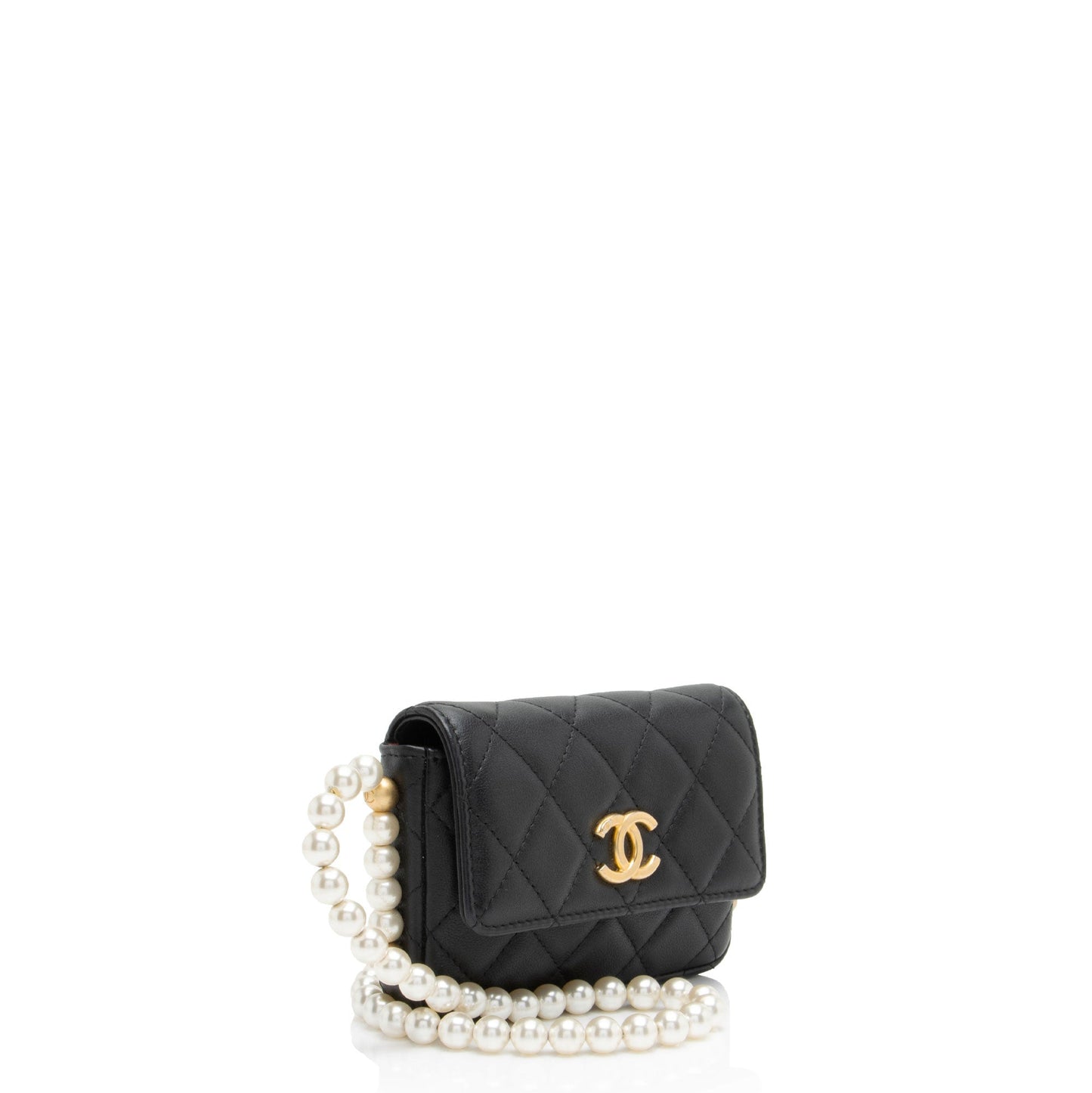 Chanel Lambskin About Pearls Mini Bag