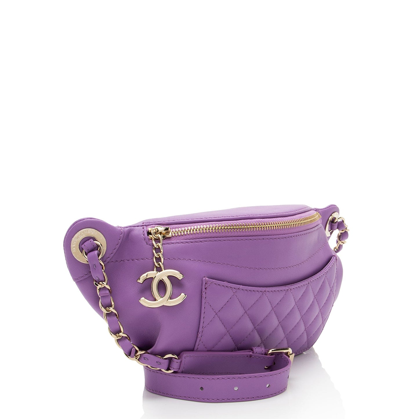 Chanel Lambskin Bi Classic Waist Handbag
