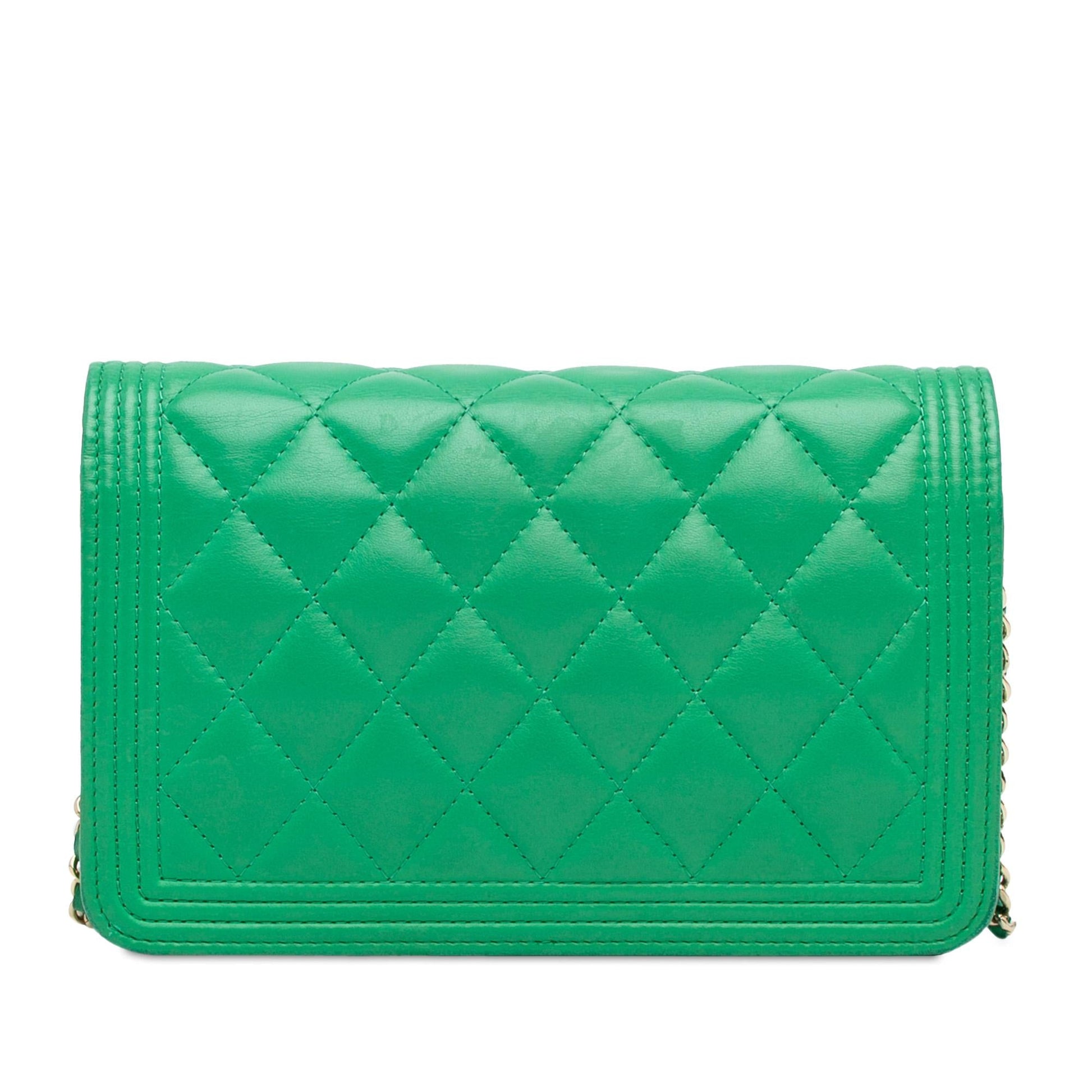 Chanel Lambskin Boy On SHG-UIsk0U Wallet Case