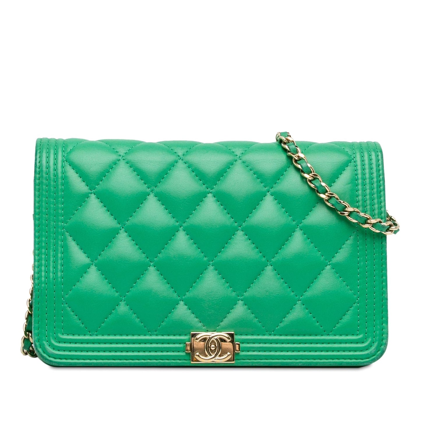 Chanel Lambskin Boy On SHG-UIsk0U Wallet Case