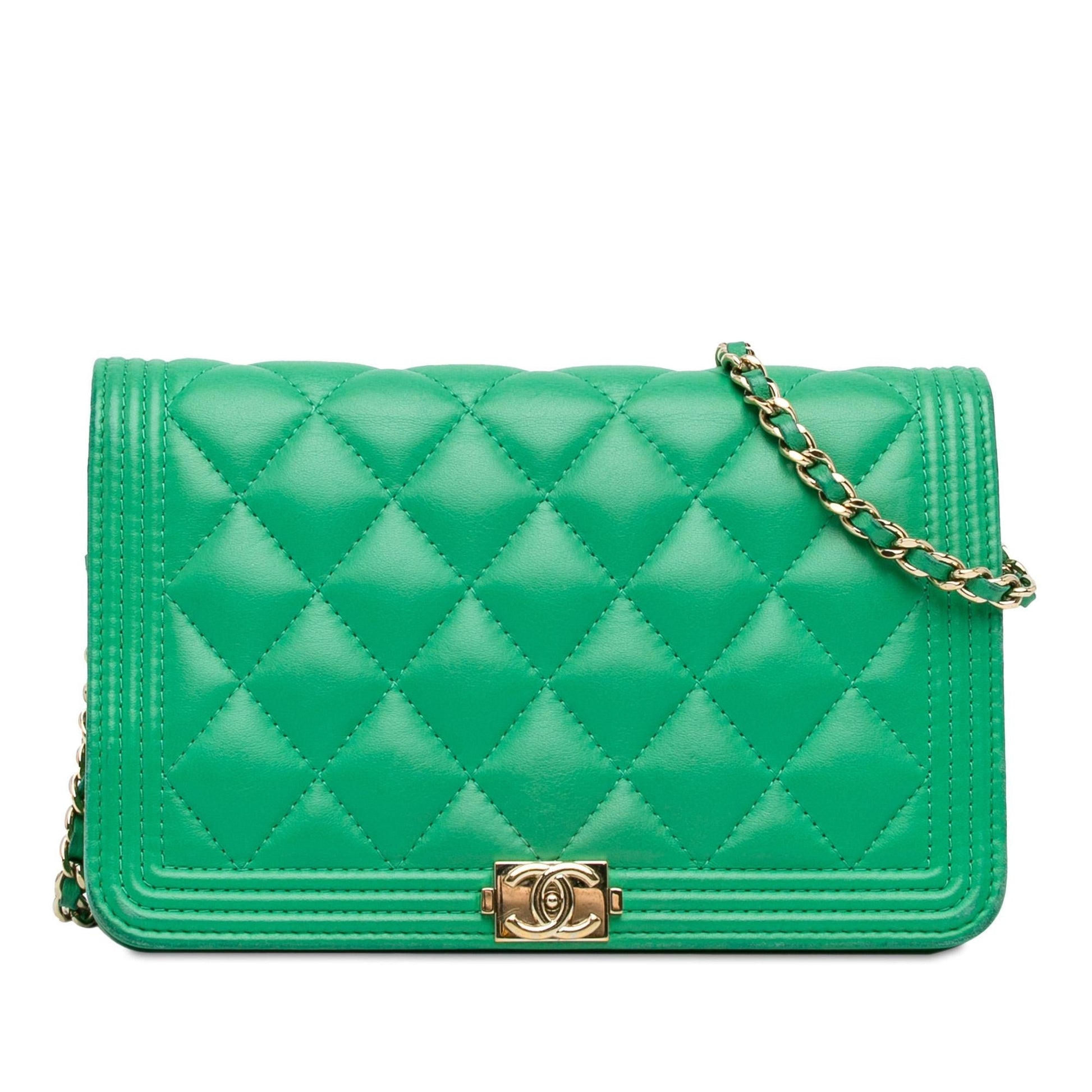 Chanel Lambskin Boy On SHG-UIsk0U Wallet Case