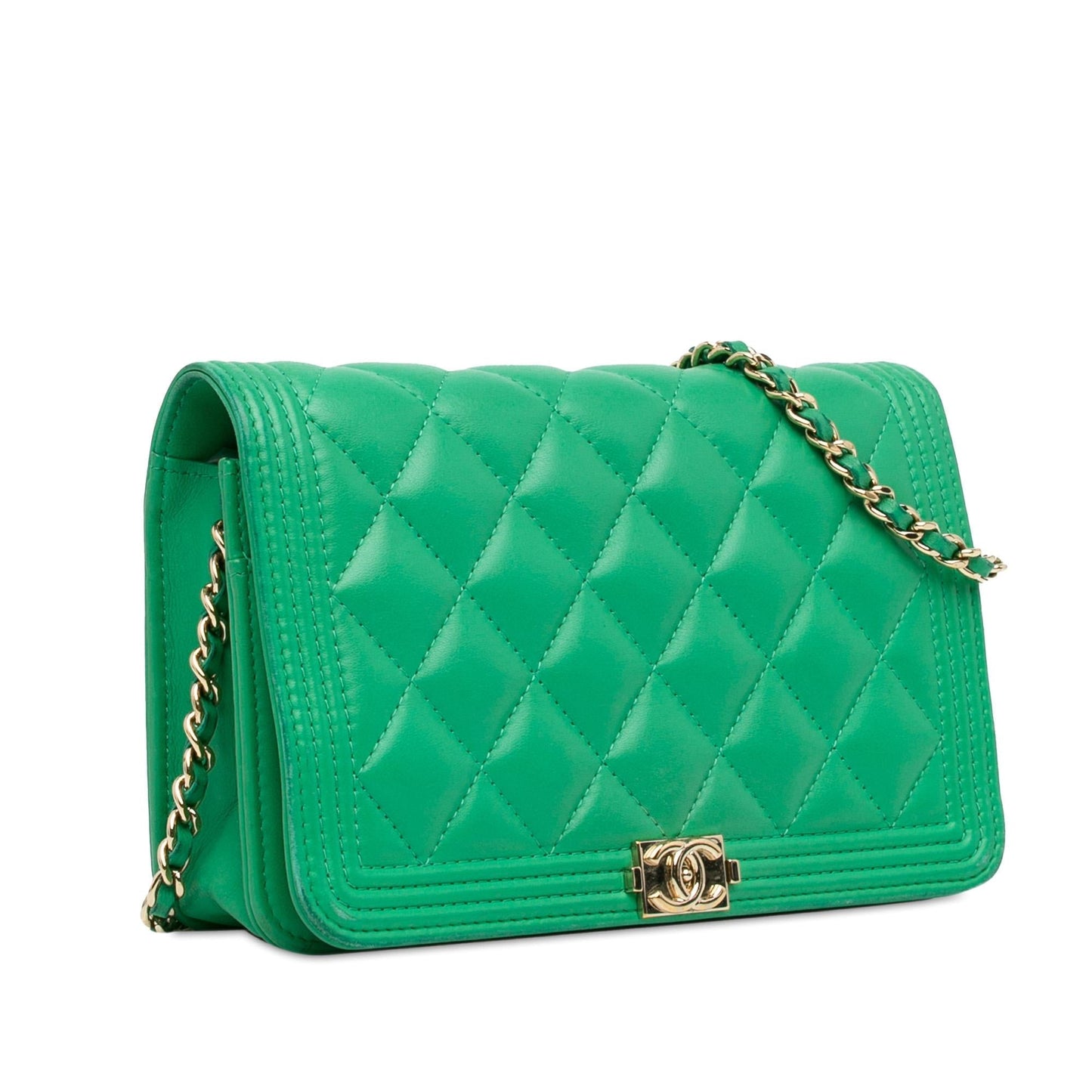 Chanel Lambskin Boy On SHG-UIsk0U Wallet Case