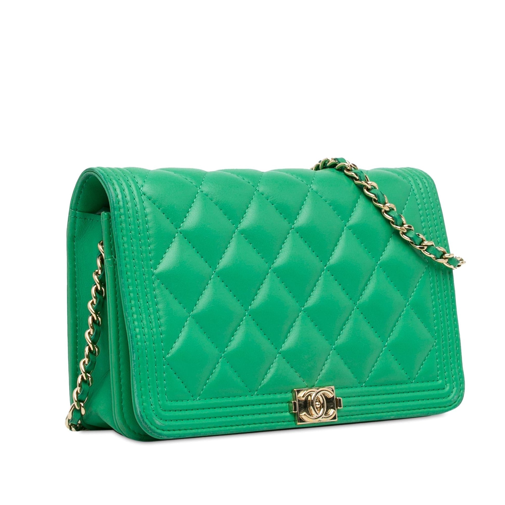 Chanel Lambskin Boy On SHG-UIsk0U Wallet Case