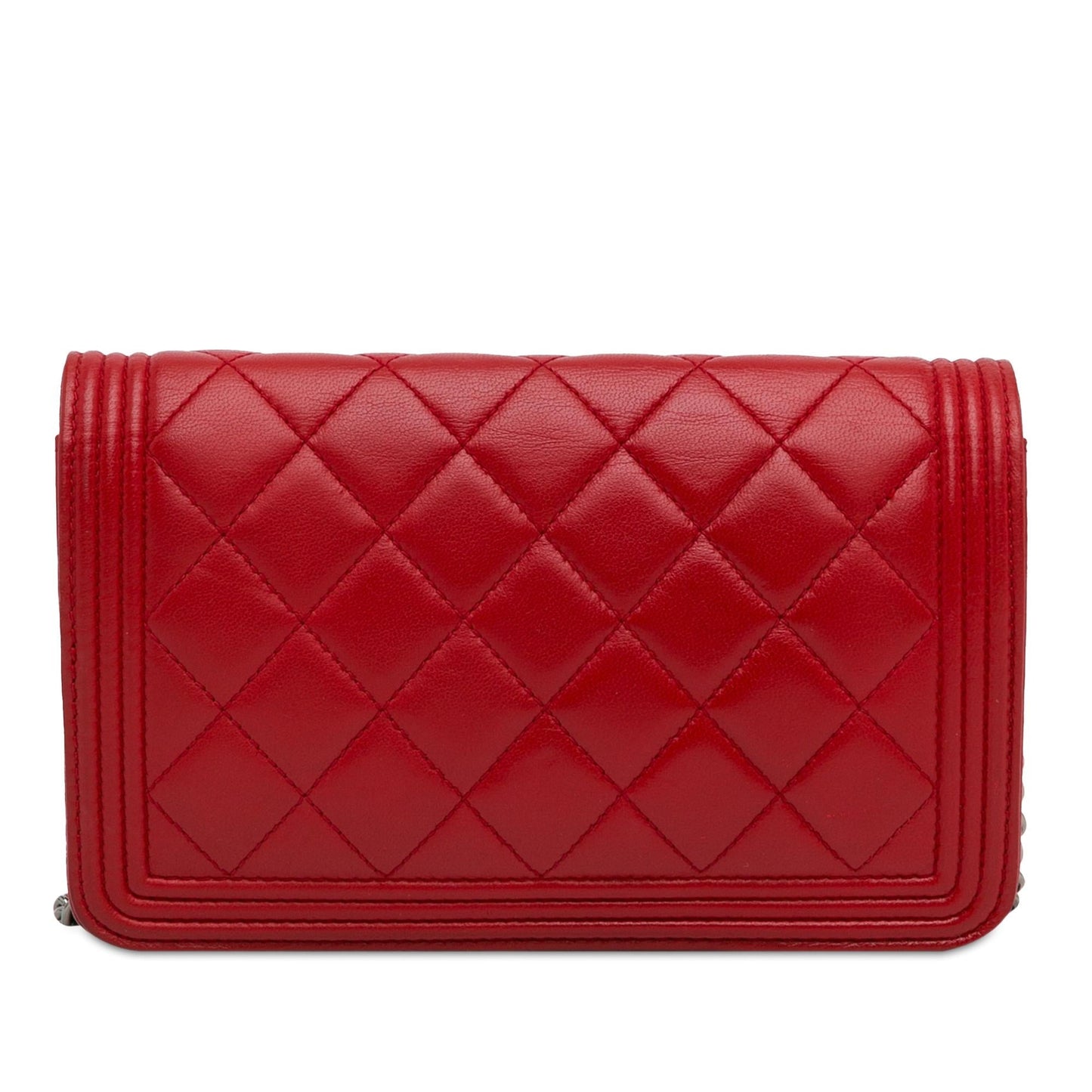 Chanel Lambskin Boy On SHG-ZKpWID Wallet Case