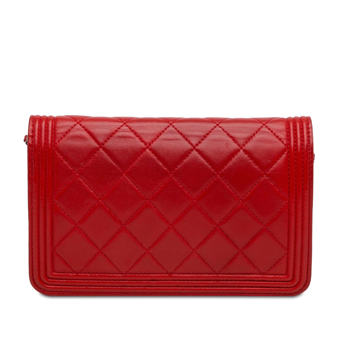 Chanel Lambskin Boy On SHG-WD2kyT Wallet Case