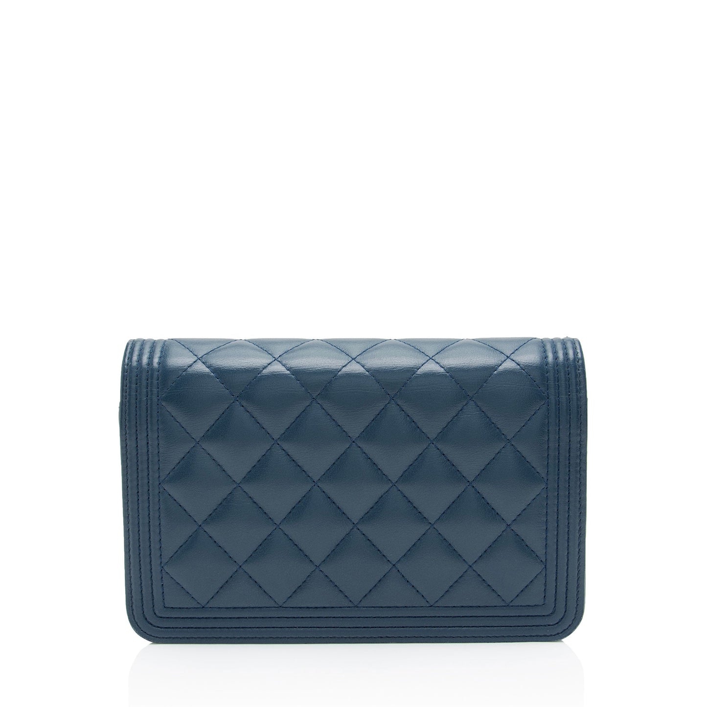 Chanel Lambskin Boy on Wallet Case Chain 3