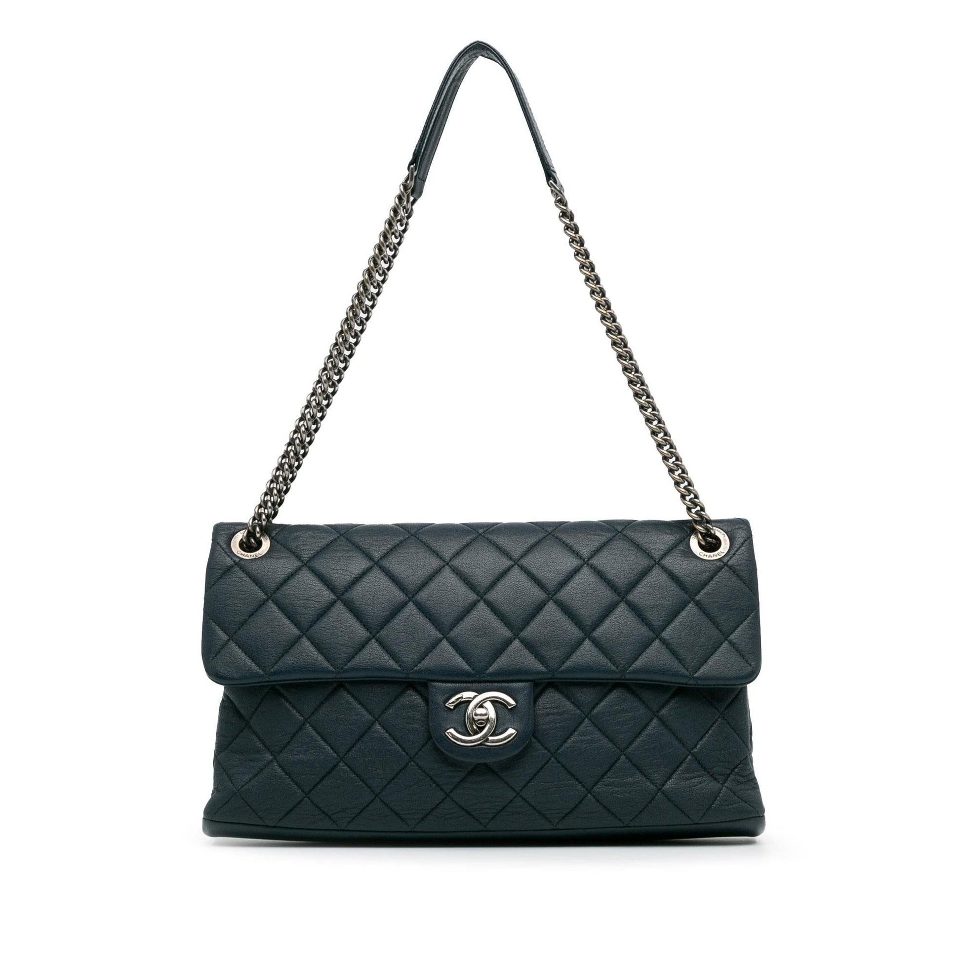 Chanel Lambskin Burgundy Rocks Flap SHG-7t8JA4 Handbag