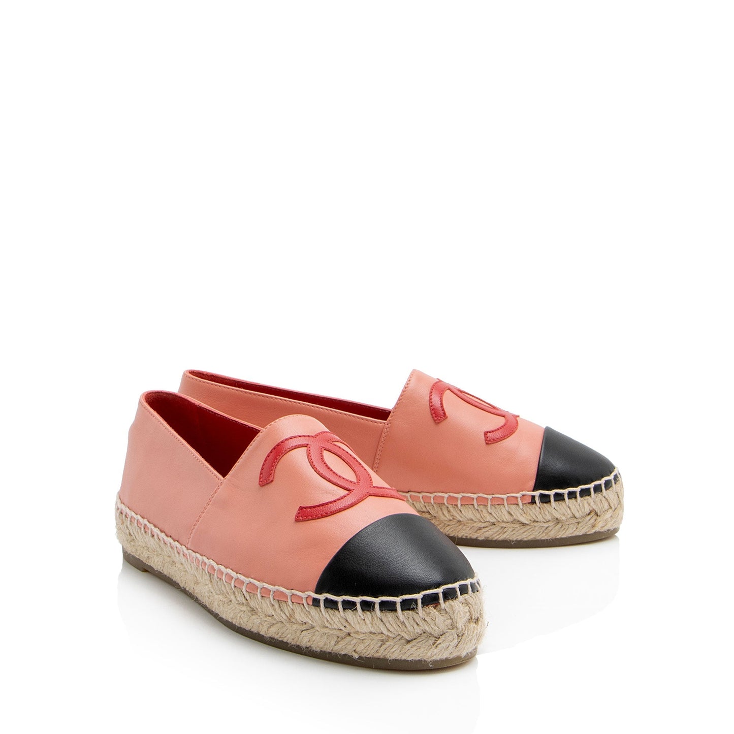 Chanel Lambskin CC Espadrilles Handbag 5