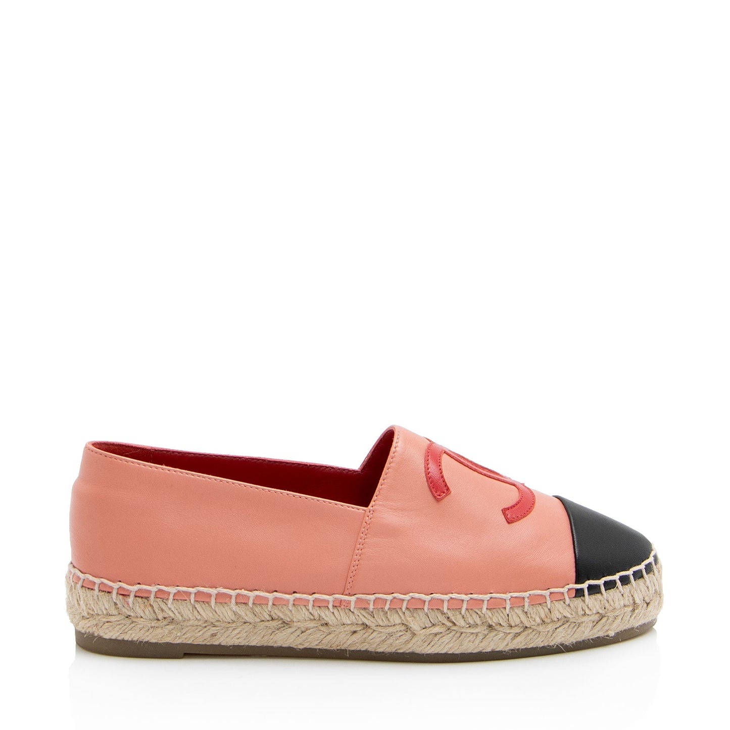 Chanel Lambskin CC Espadrilles Handbag 5