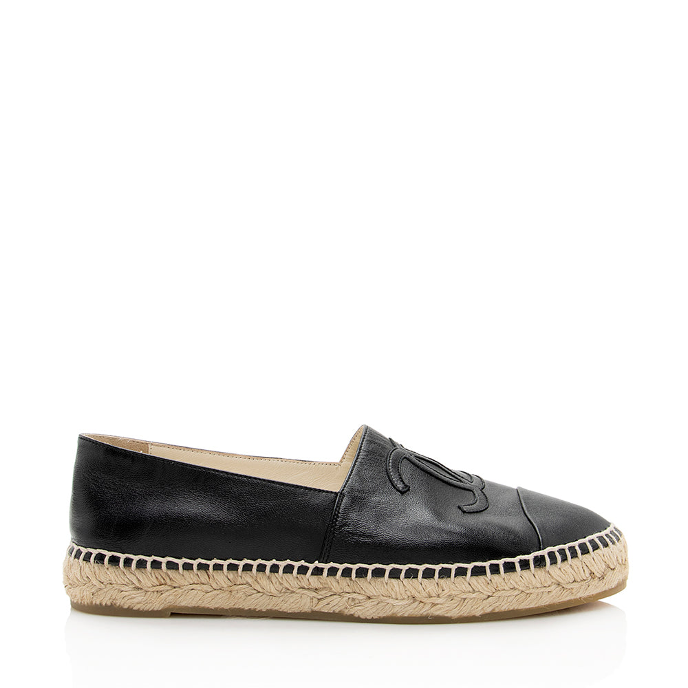 Chanel Lambskin CC Espadrilles Handbag