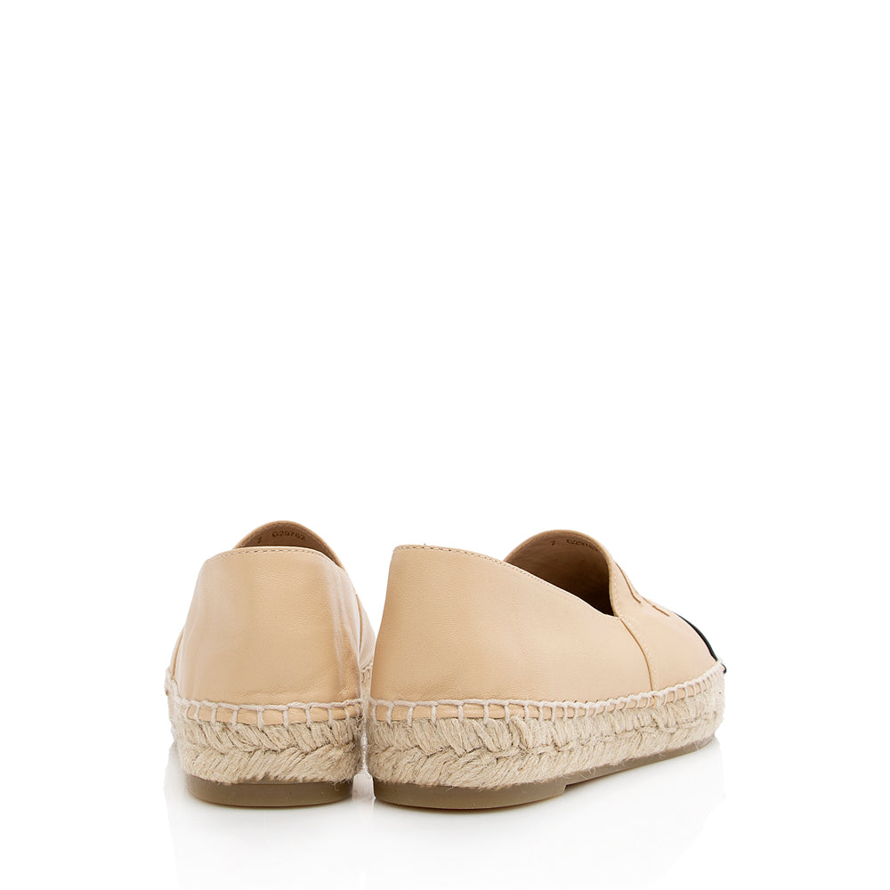 Chanel Lambskin CC Espadrilles Handbag Cc Espadrilles