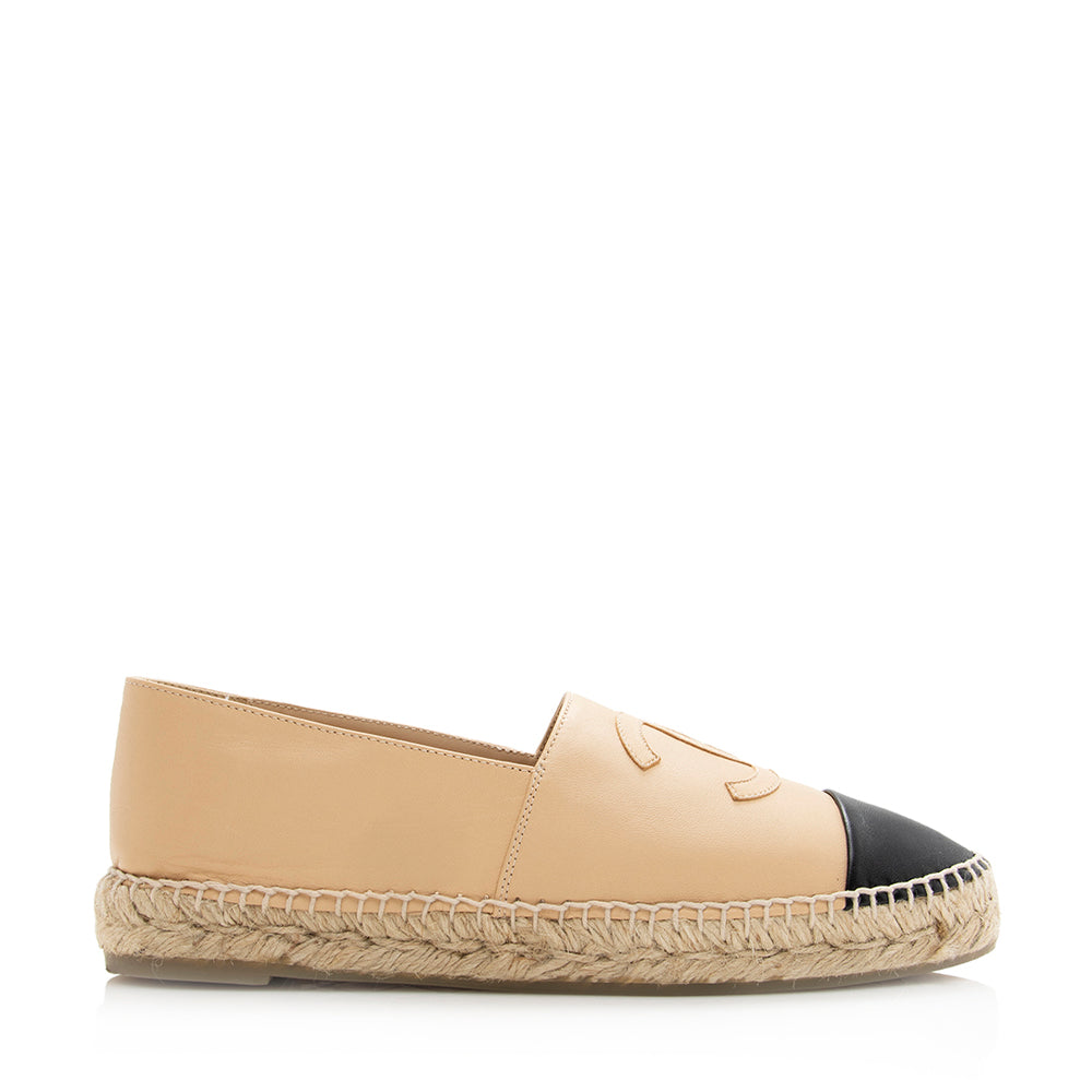 Chanel Lambskin CC Espadrilles Handbag 3