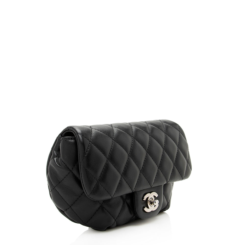 Chanel Lambskin CC Flap Belt SHF