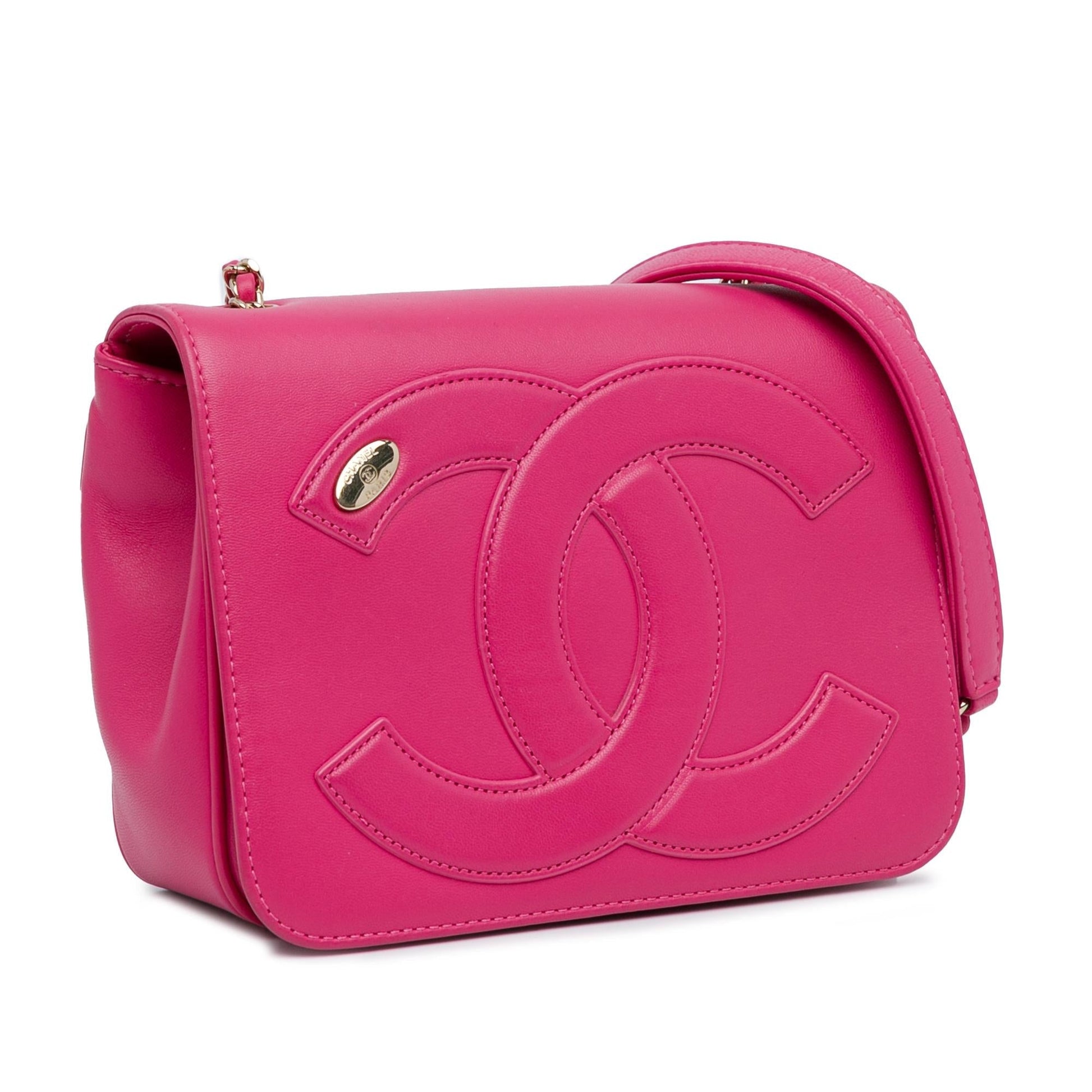 Chanel Lambskin CC Mania Flap Handbag Flap 1