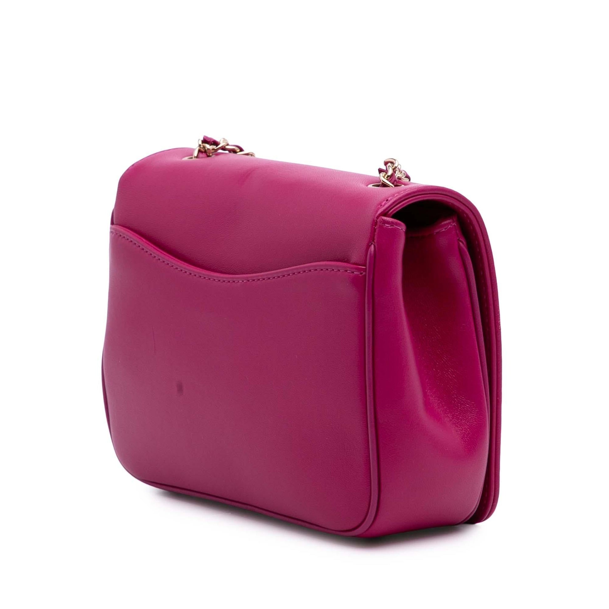 Chanel Lambskin CC Mania Flap Handbag Flap 7