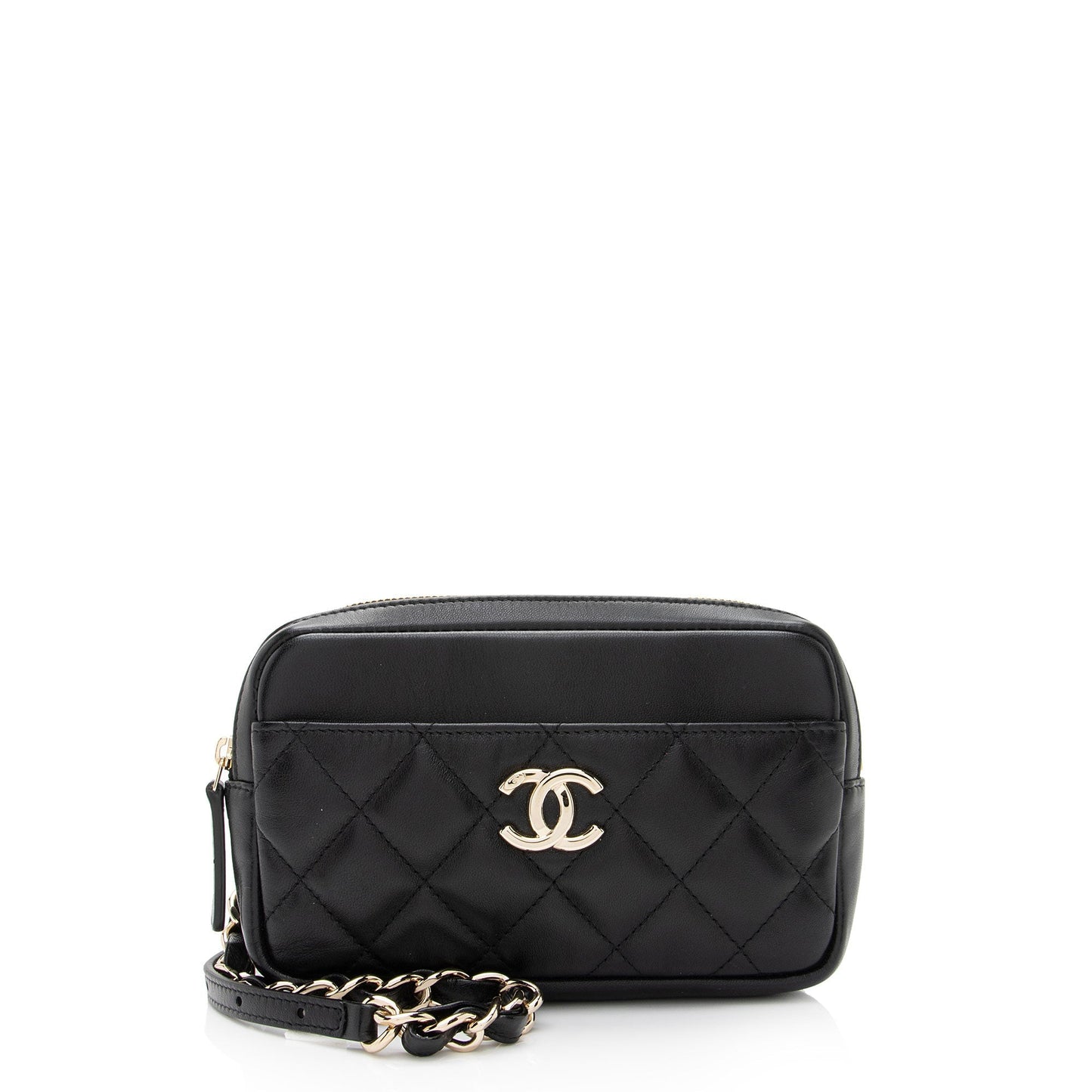 Chanel Lambskin CC Waist SHF-J8Mgx7 Handbag