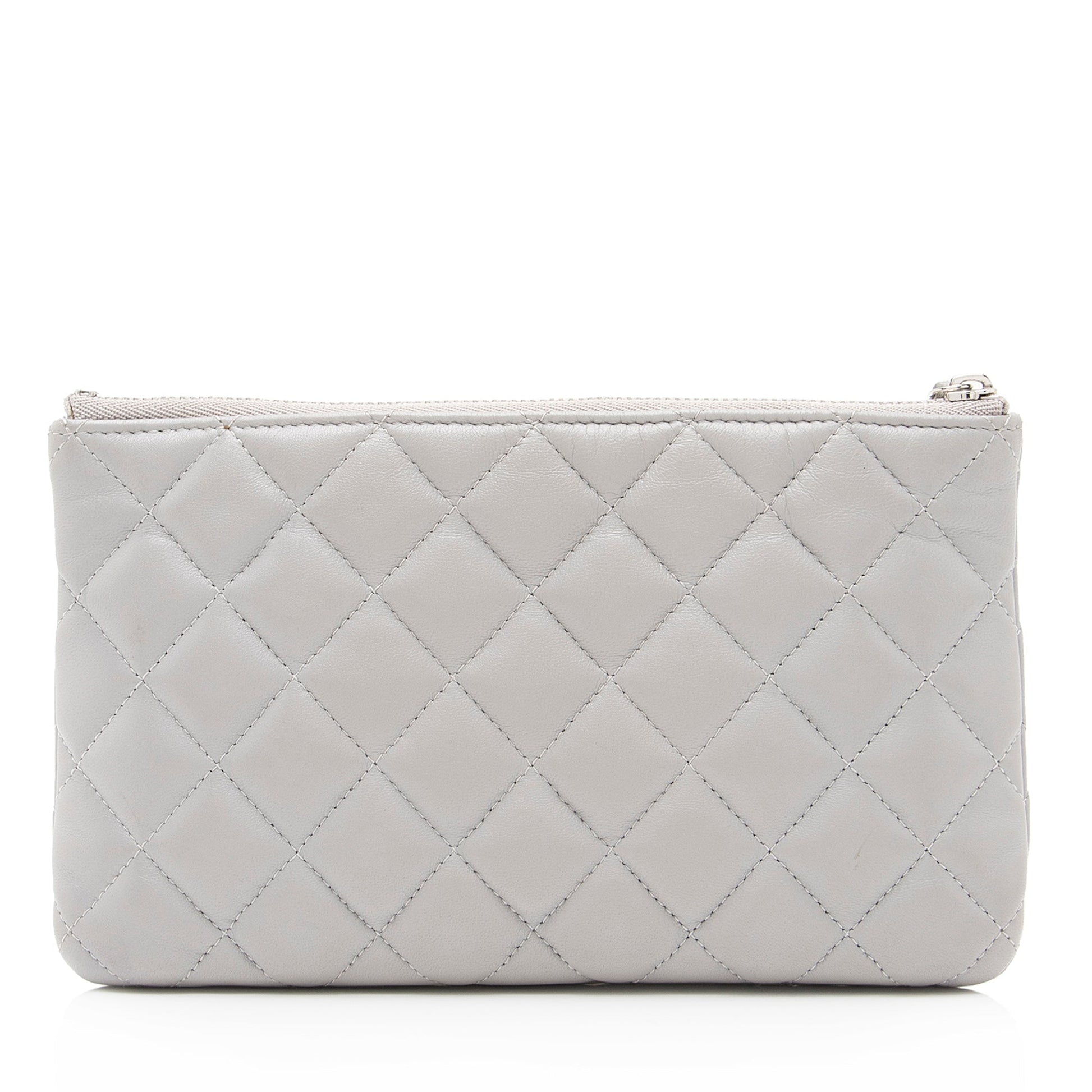 Chanel Lambskin CC Zipped SHF Small Handbag