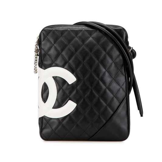 Chanel Lambskin Cambon Ligne Crossbody Bag