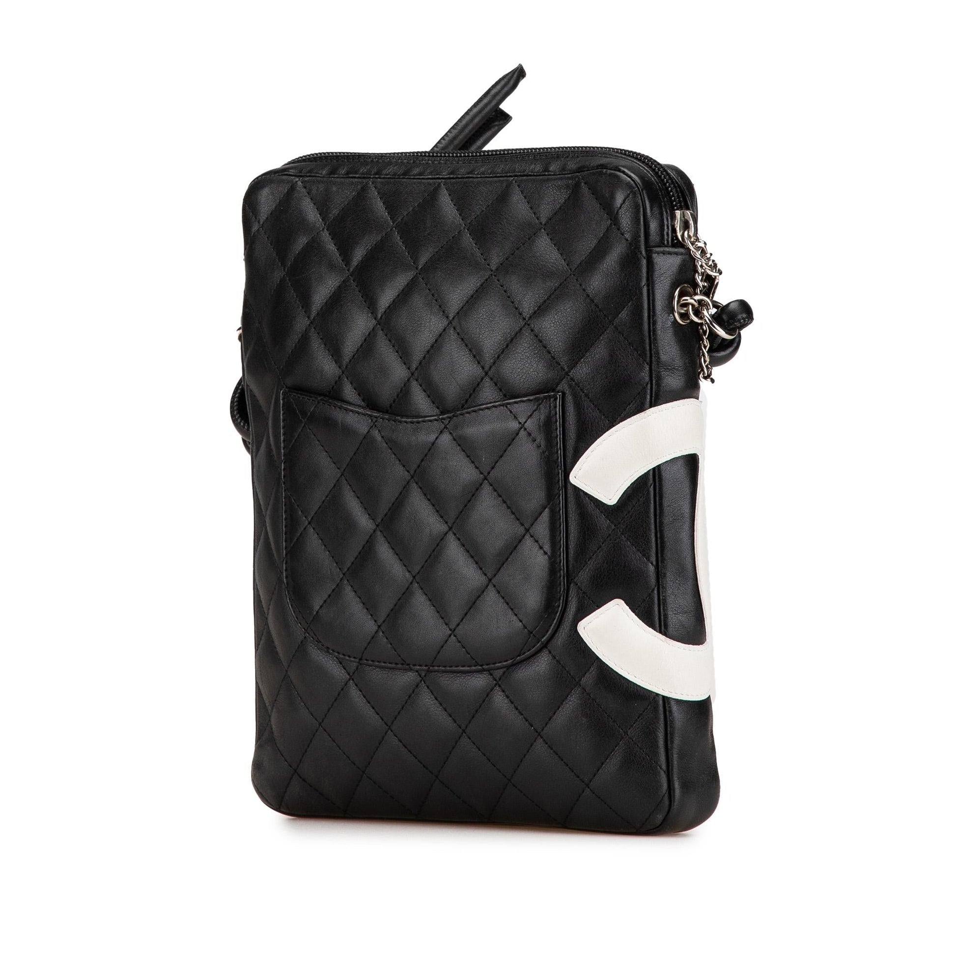 Chanel Lambskin Cambon Ligne Crossbody Bag