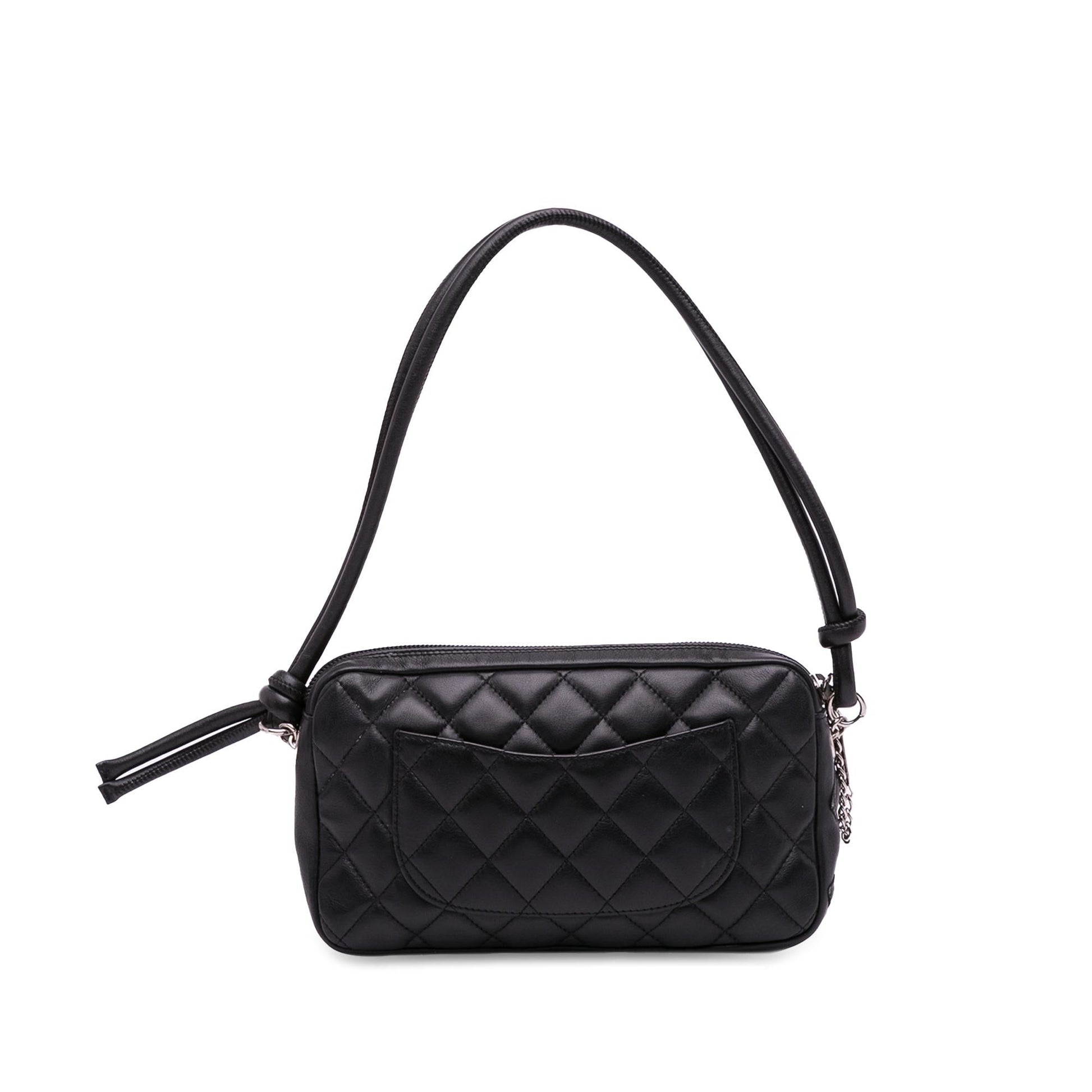 Chanel Lambskin Cambon Ligne Pochette SHG-XtFtOk Clutch Bag