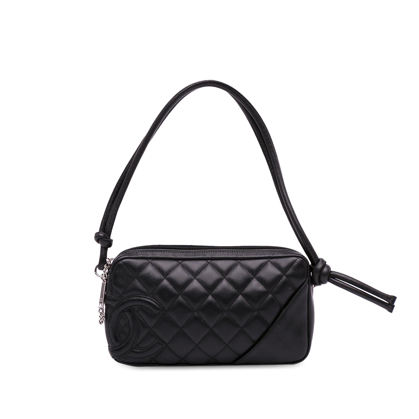 Chanel Lambskin Cambon Ligne Pochette SHG-XtFtOk Clutch Bag