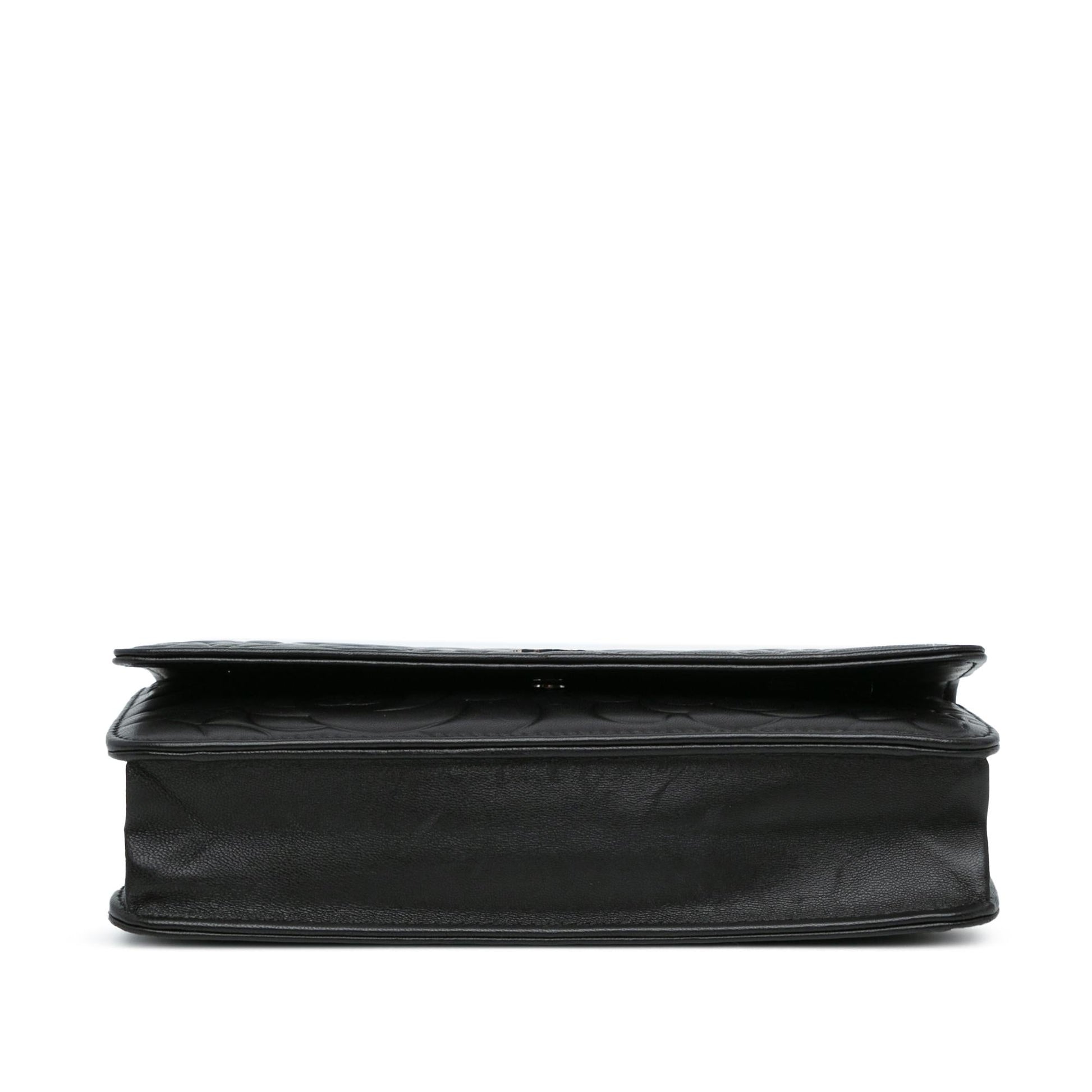 Chanel Lambskin Camellia Embossed On SHG-Jgwe48 Wallet Case