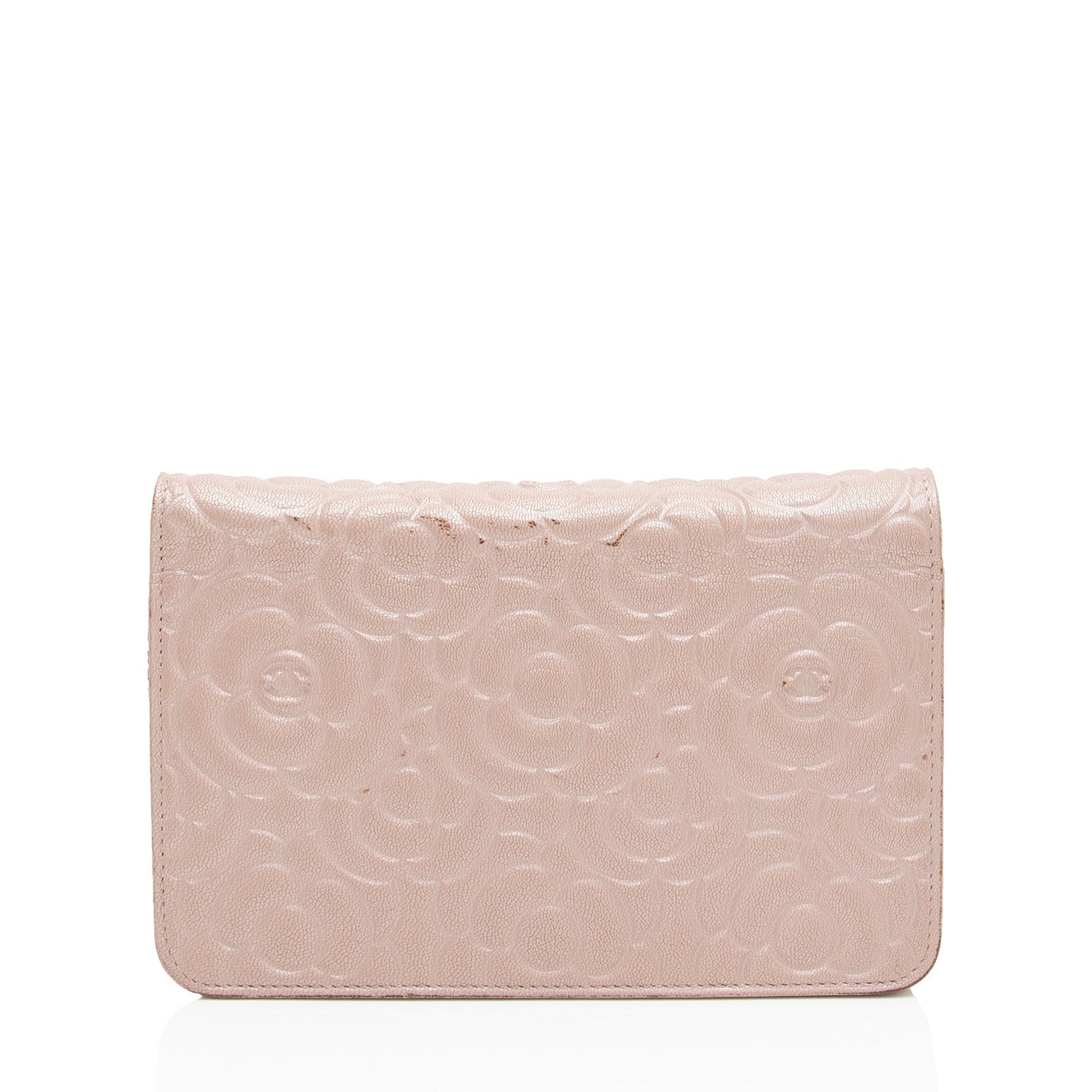 Chanel Lambskin Camellia on Wallet Case