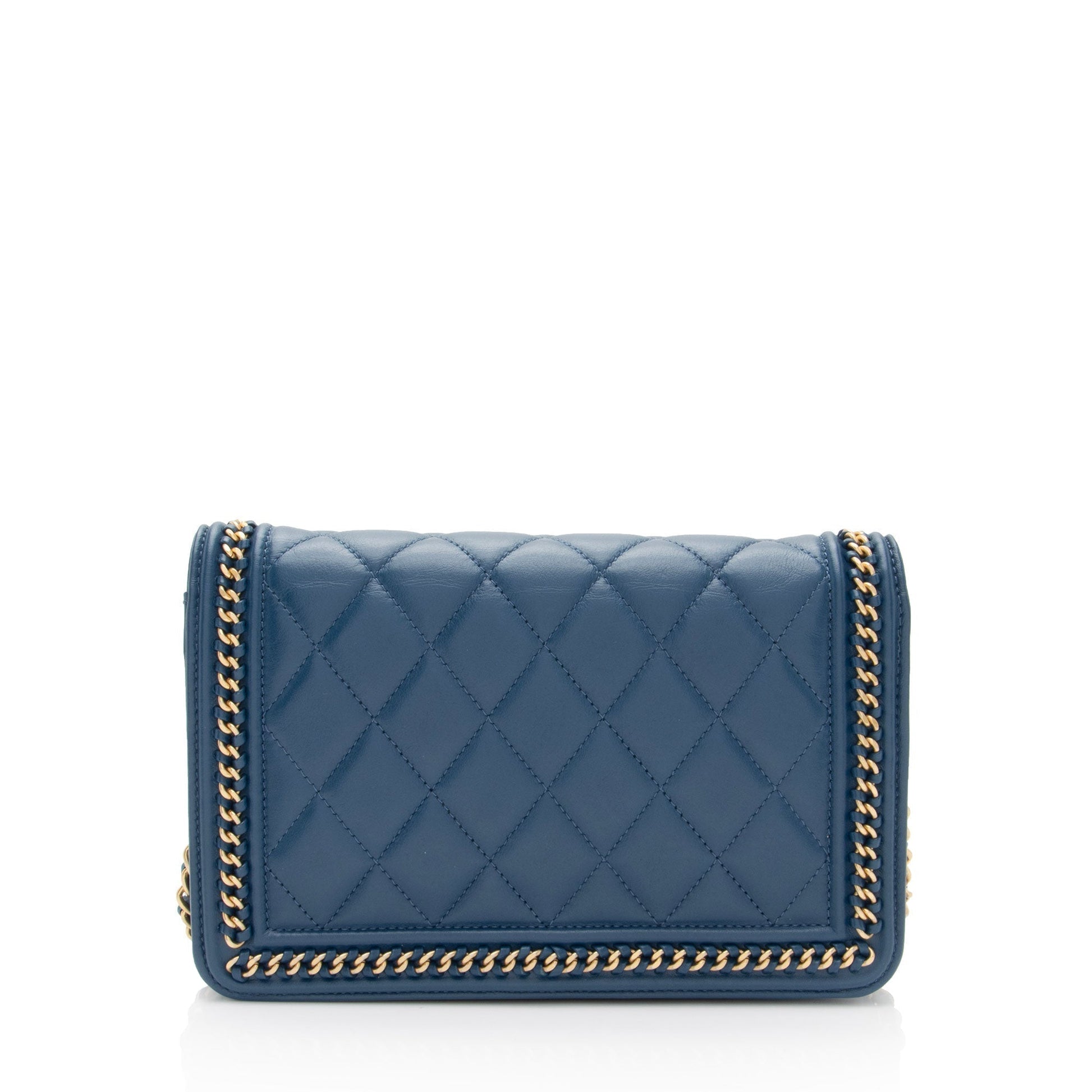 Chanel Lambskin Around Boy on SHF-jC1V6a Wallet Case