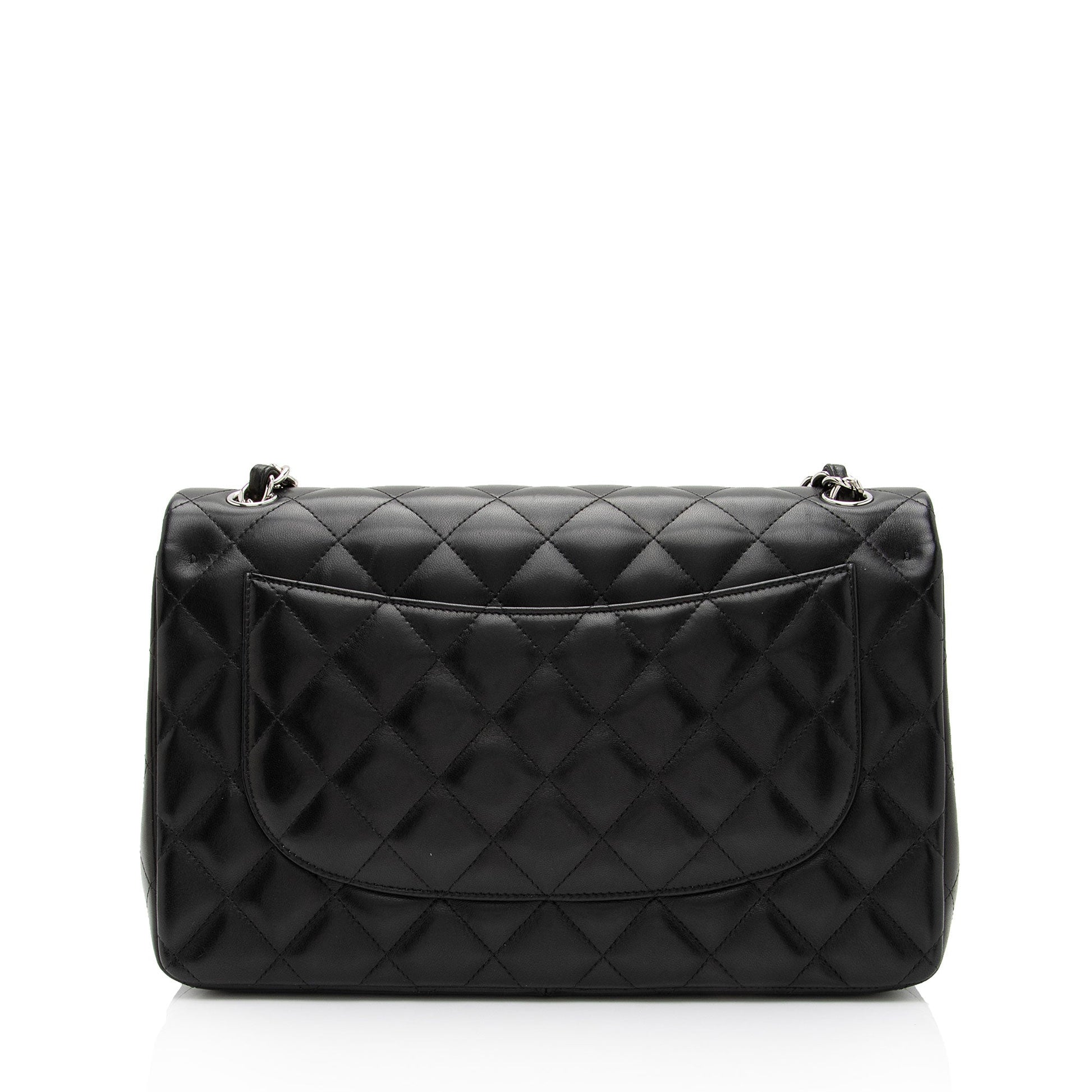 Chanel Lambskin Classic Jumbo Double Flap SHF-uoXjxo Shoulder Bag