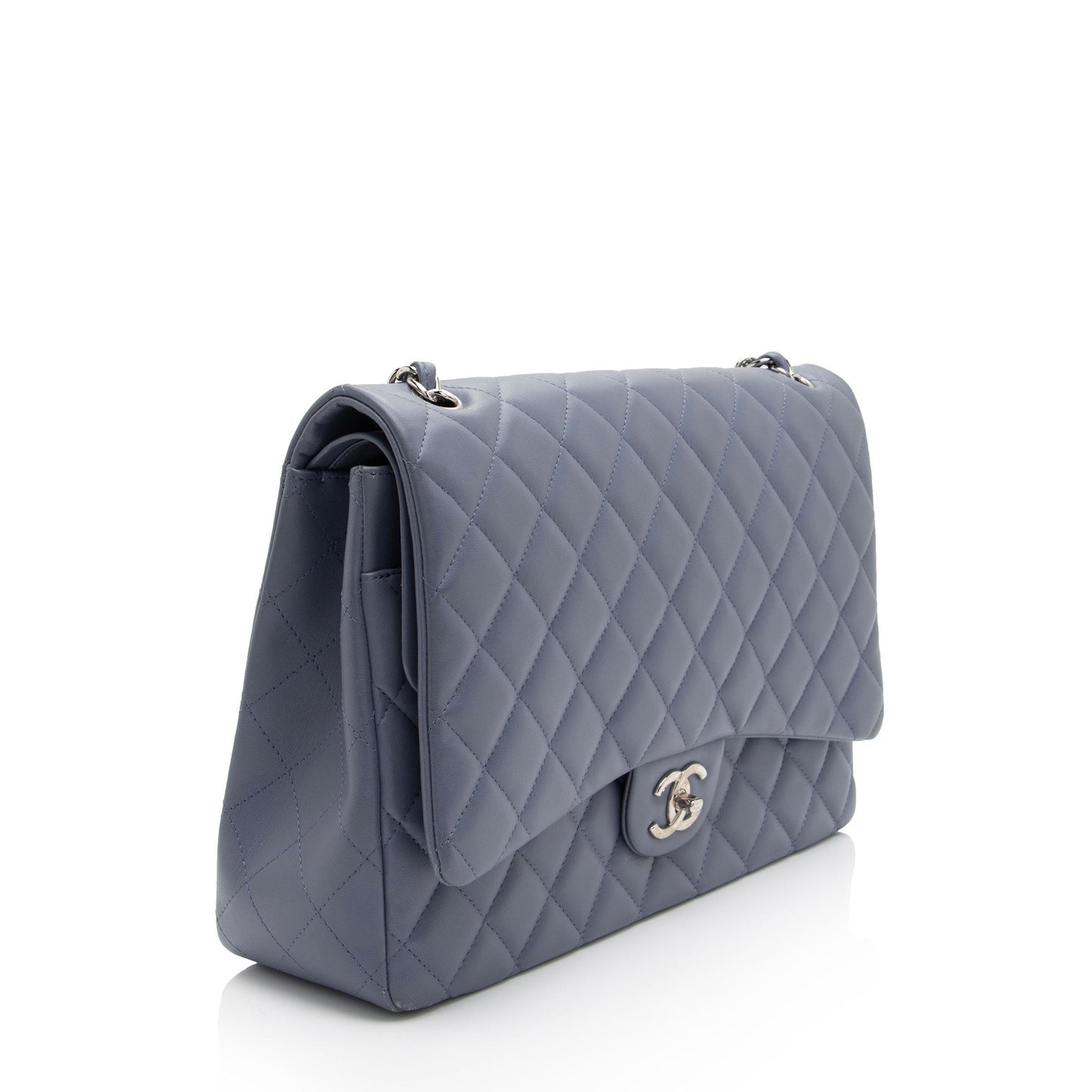 Chanel Lambskin Classic Maxi Double Flap SHF-mATEJl Shoulder Bag