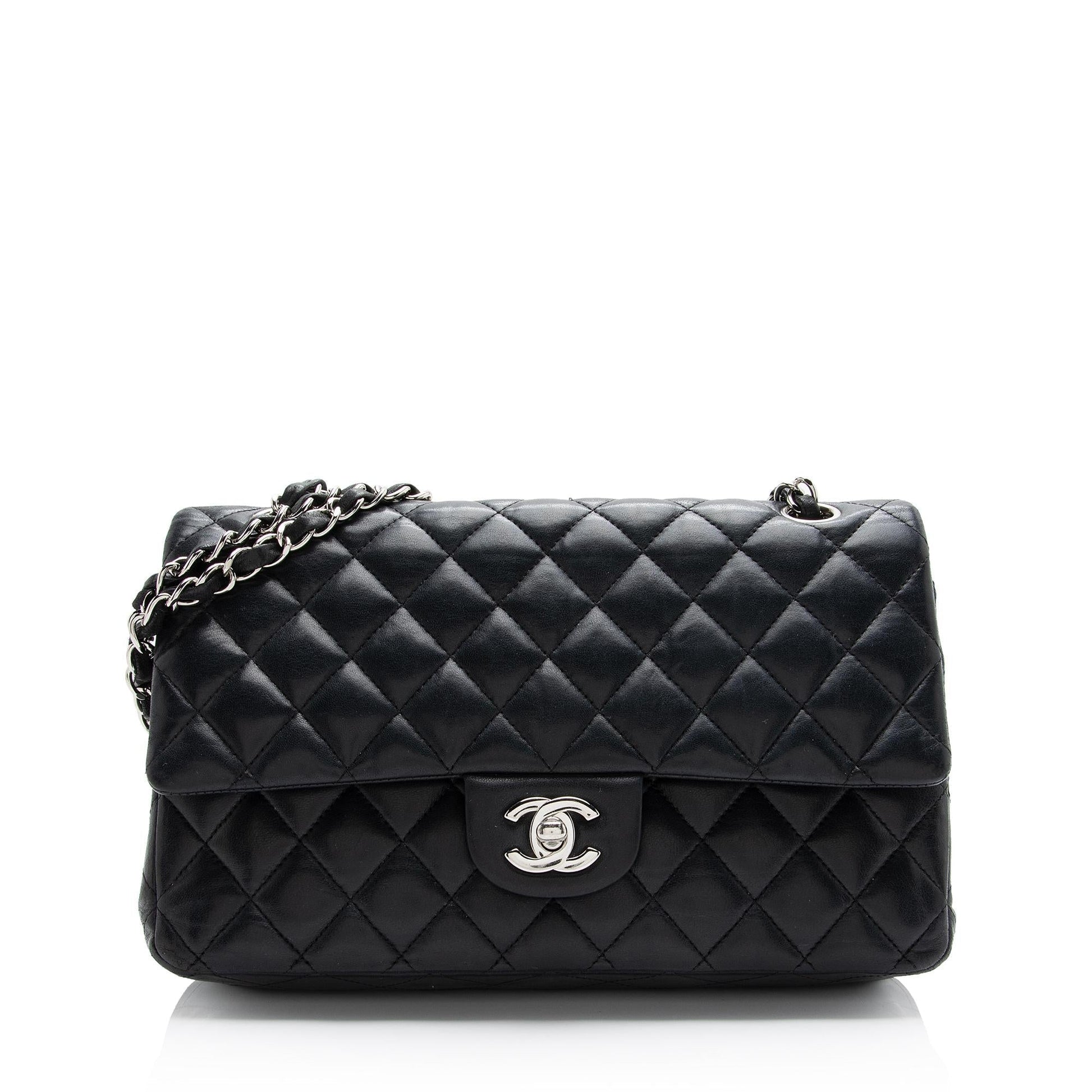 Chanel Lambskin Classic Double Flap SHF-FMZc1r Shoulder Bag
