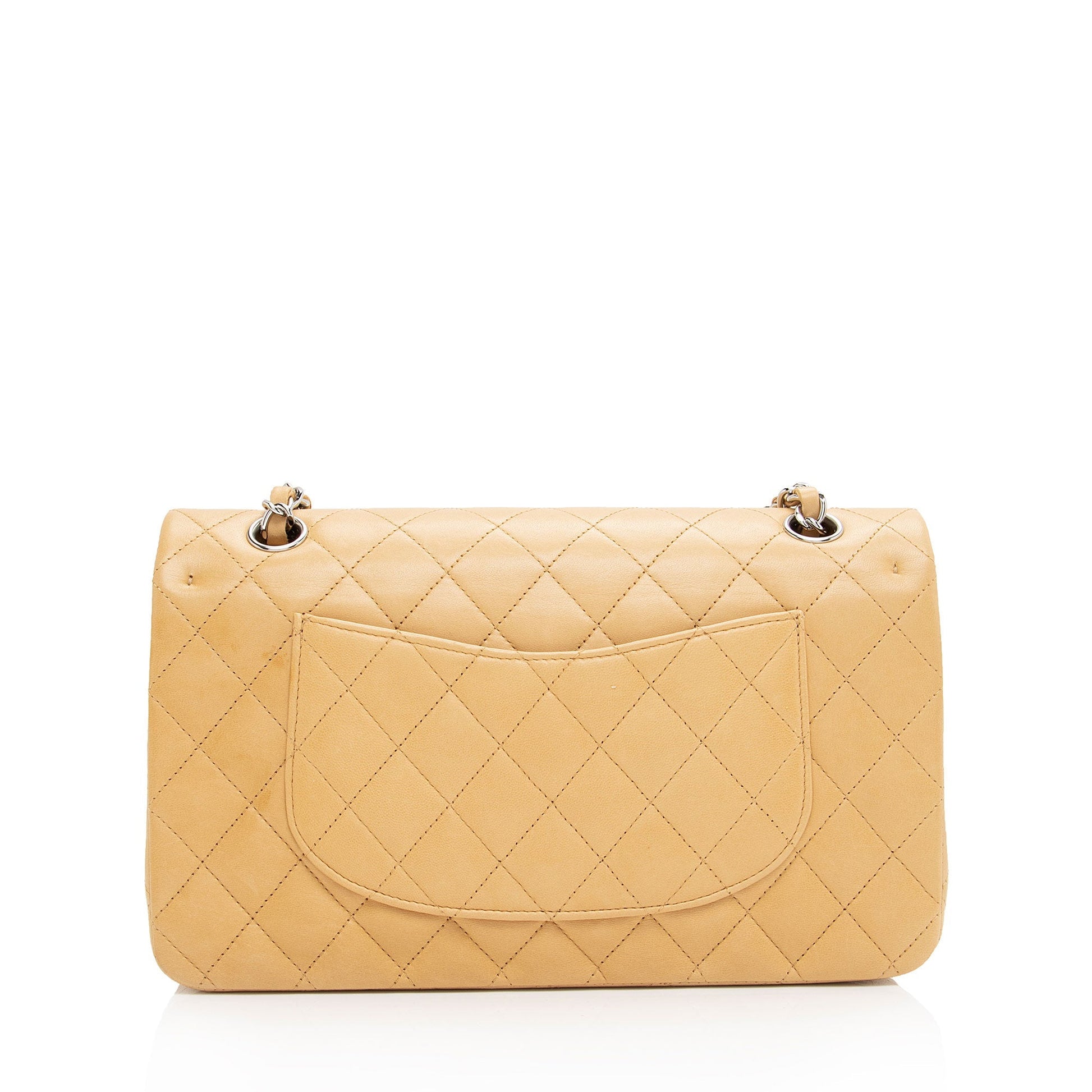 Chanel Lambskin Classic Double Flap Shoulder Bag