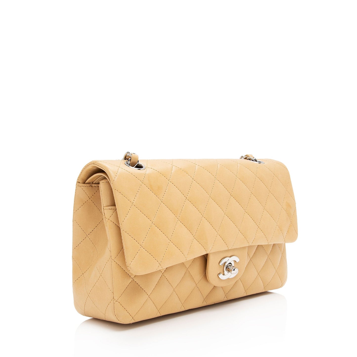 Chanel Lambskin Classic Double Flap Shoulder Bag