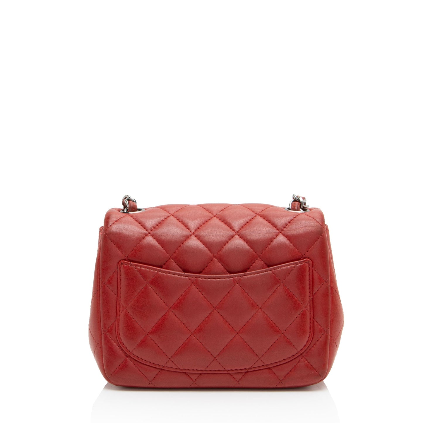 Chanel Lambskin Classic Square Extra Flap Shoulder Bag