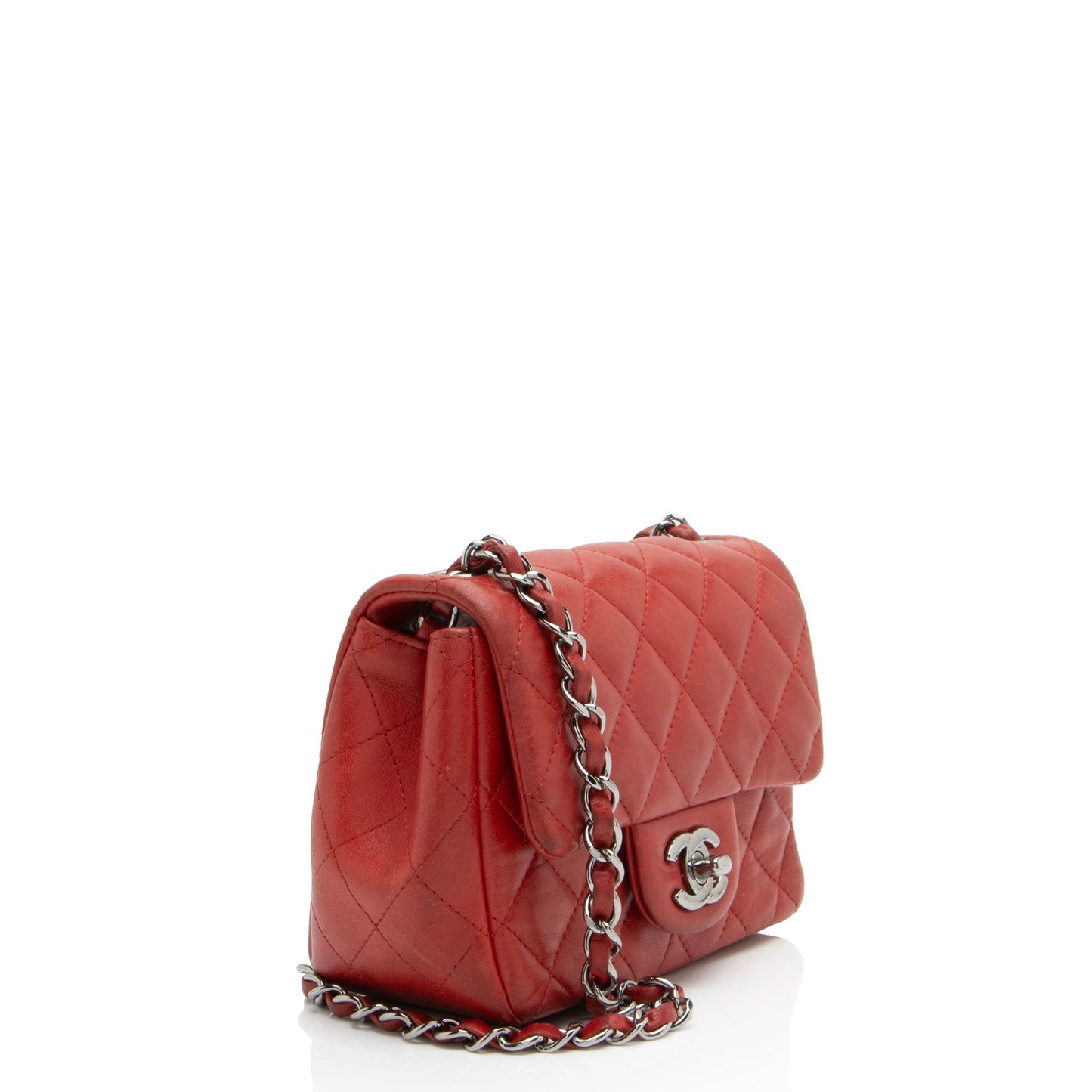 Chanel Lambskin Classic Square Extra Flap Shoulder Bag