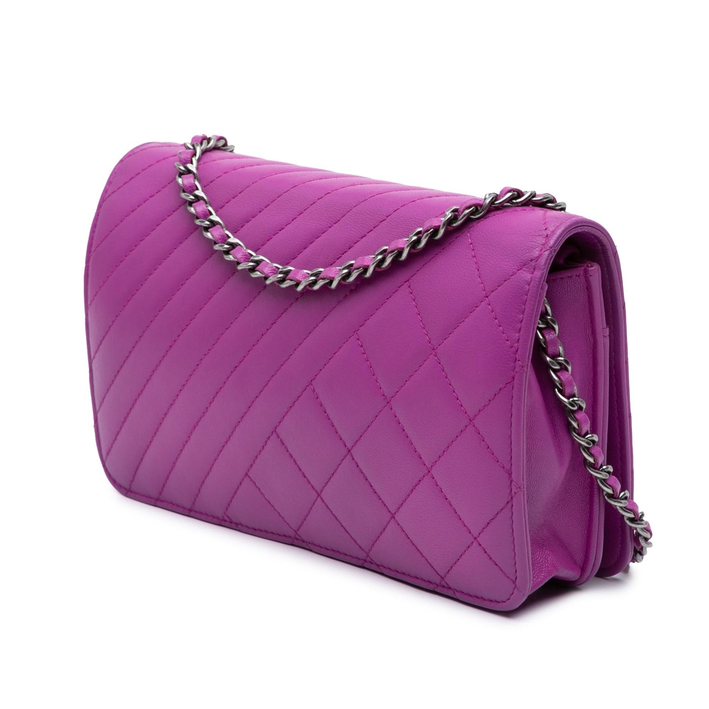 Chanel Lambskin Coco Boy On Wallet Case Chain 1