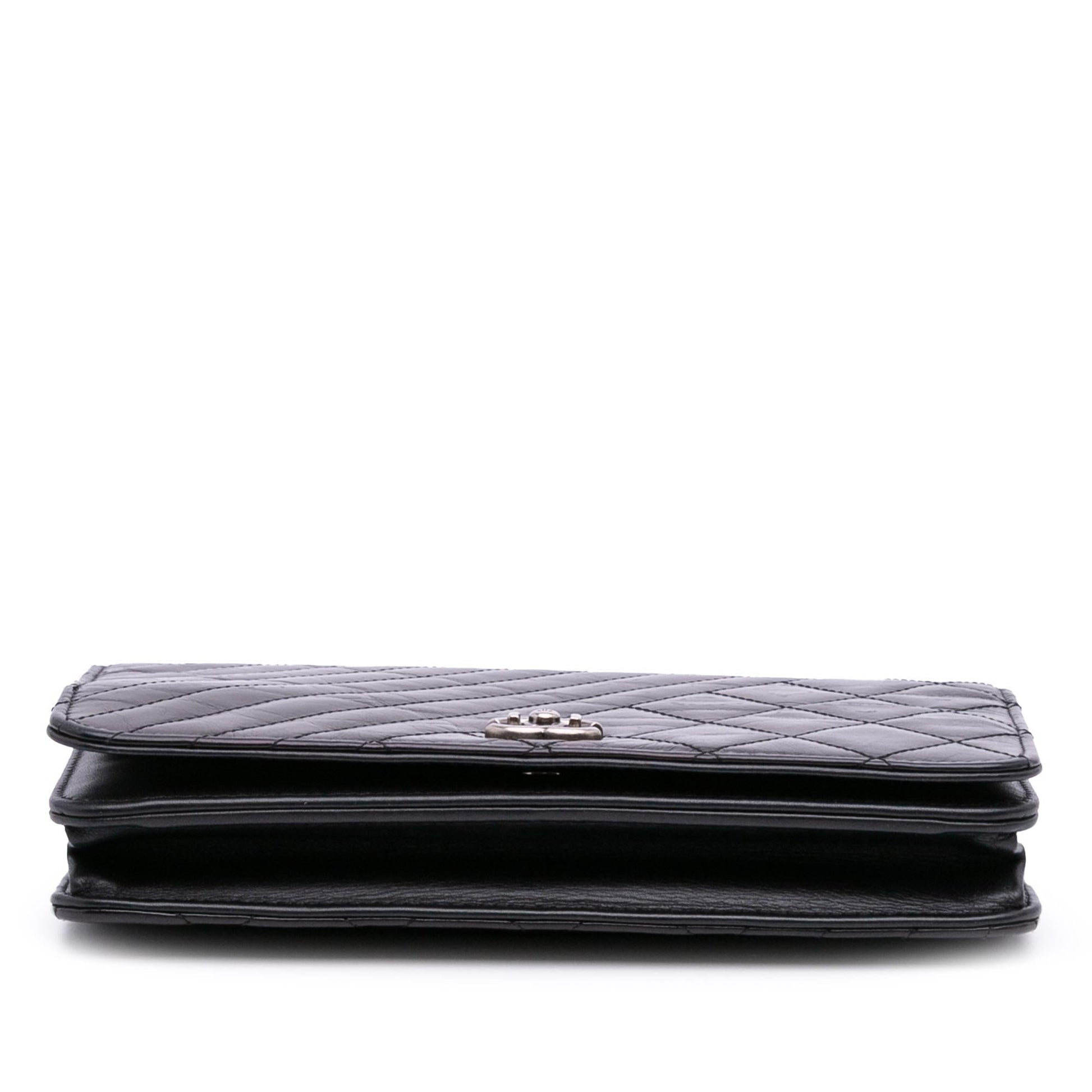 Chanel Lambskin Coco Boy On Wallet Case Chain 4